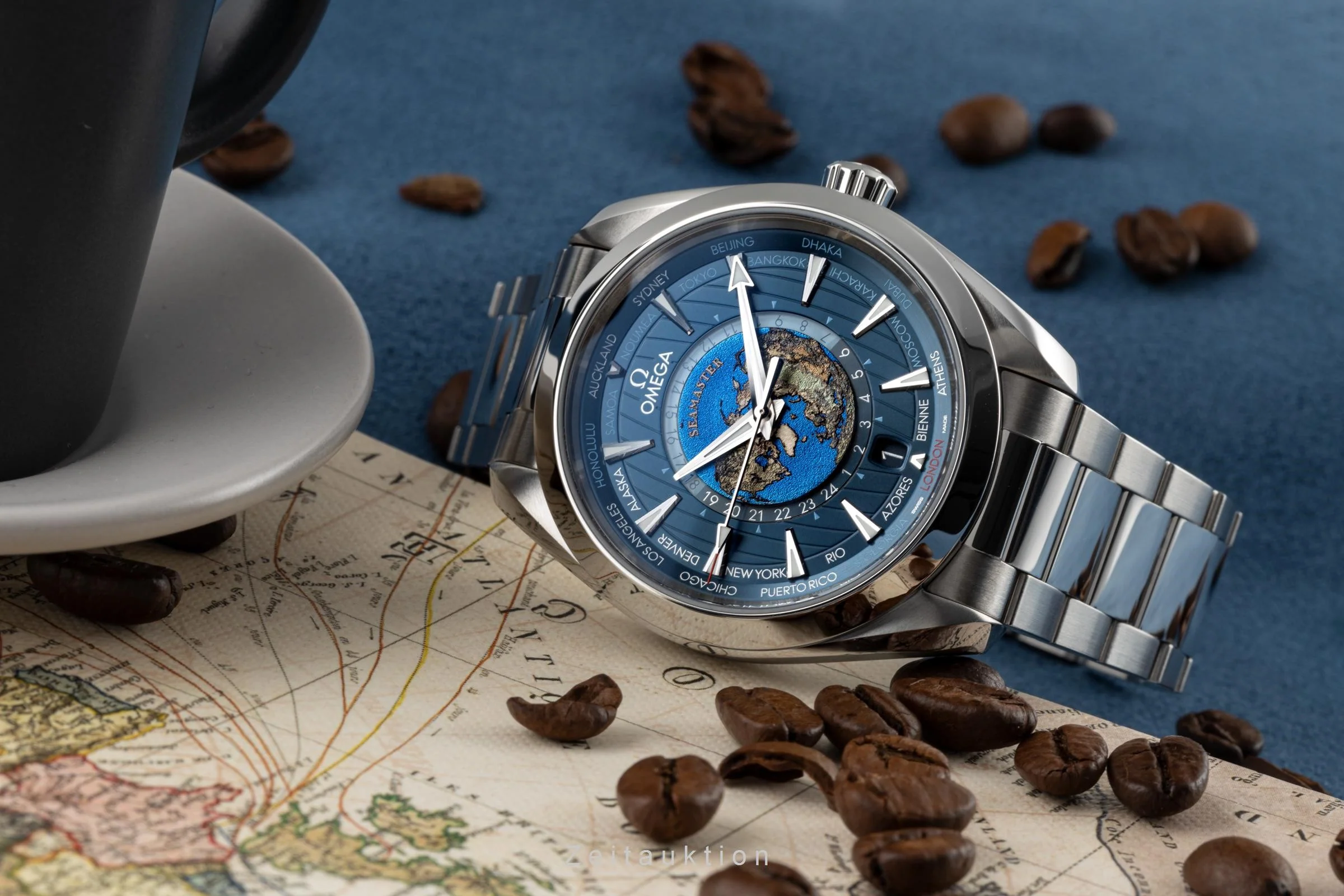 Omega Seamaster steel automatic men's watch 220.10.43.22.03.001 LP: 10600EUR  [2302595] - Image 2