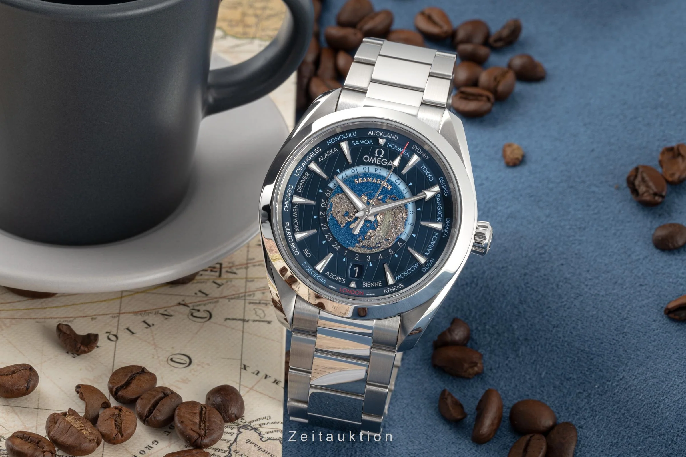 Omega Seamaster steel automatic men's watch 220.10.43.22.03.001 LP: 10600EUR  [2302595] - Image 3
