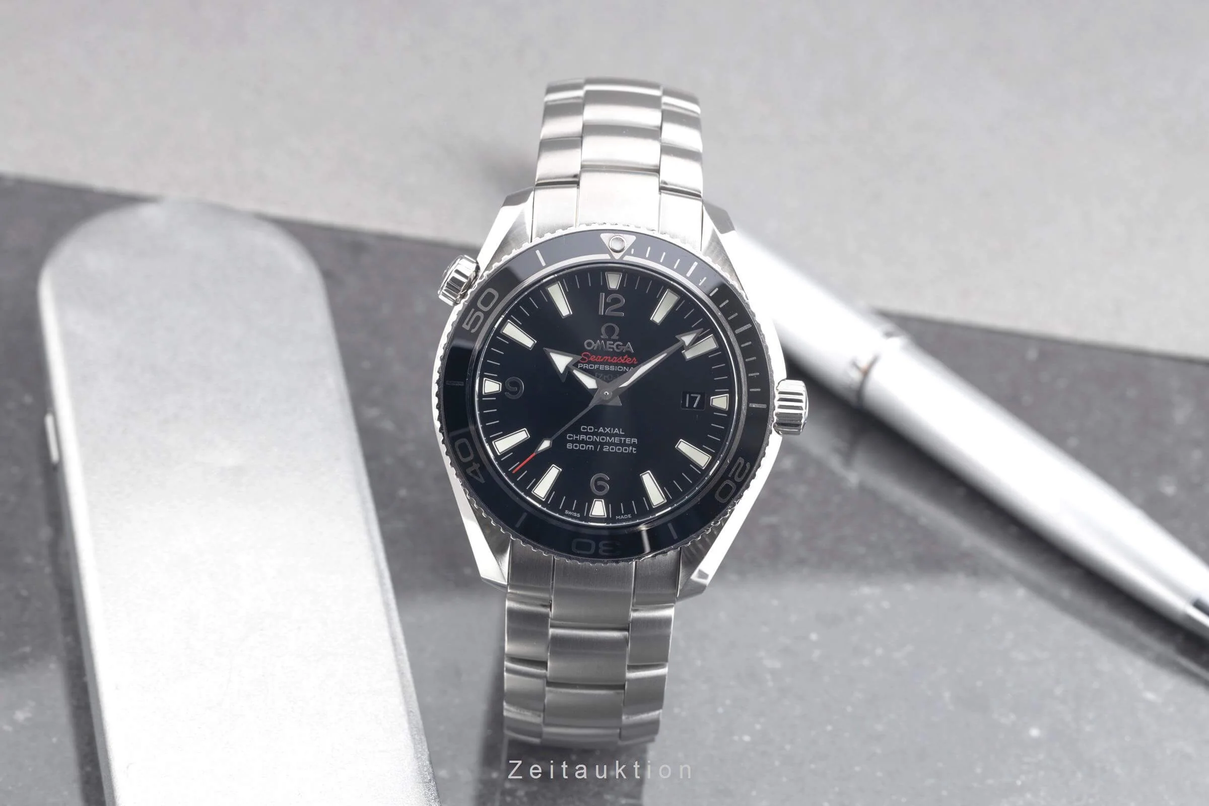 Omega Seamaster steel automatic men's watch 222.30.42.20.01.001 LP: 7700EUR Limited  [2501852] - Image 4