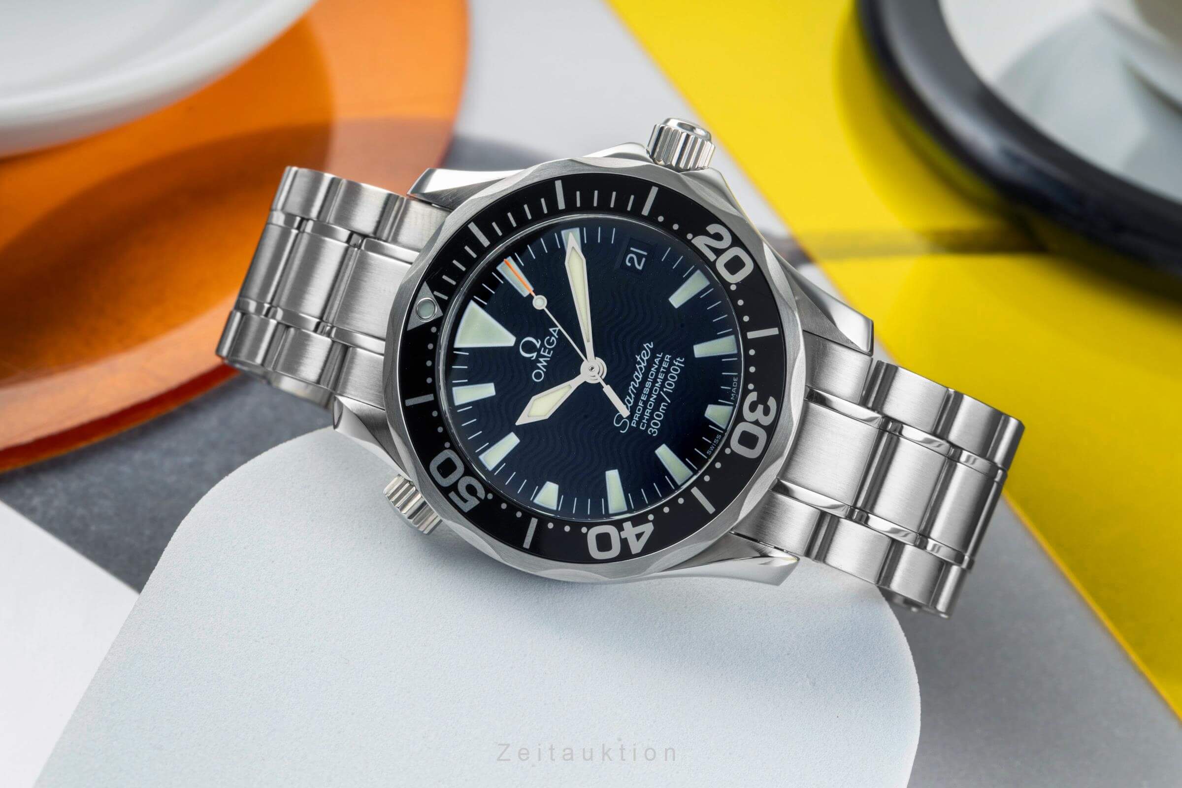 Omega Seamaster steel automatic men's watch 2252.50.00 LP: 6500EUR  [2403273] - Image 2