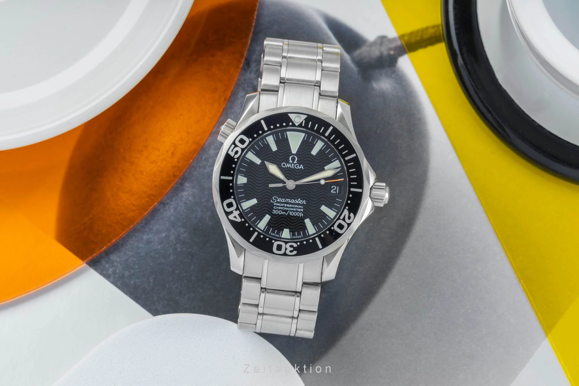 Omega Seamaster steel automatic men's watch 2252.50.00 LP: 6500EUR  [2403273] - Image 3