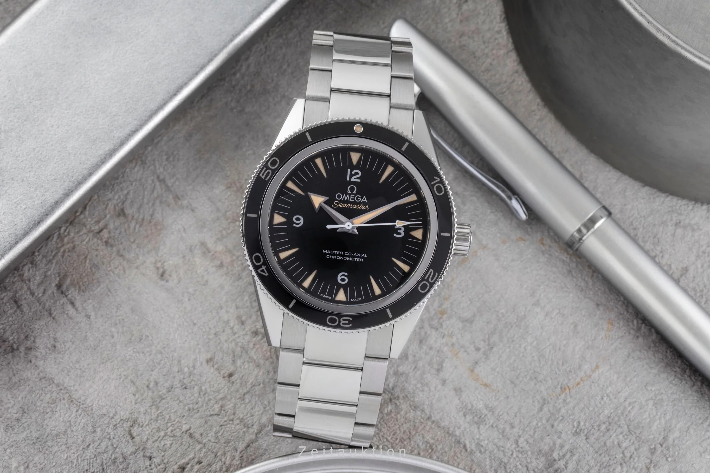 Omega Seamaster steel automatic men's watch 233.30.41.21.01.001  [2505120] - Image 4