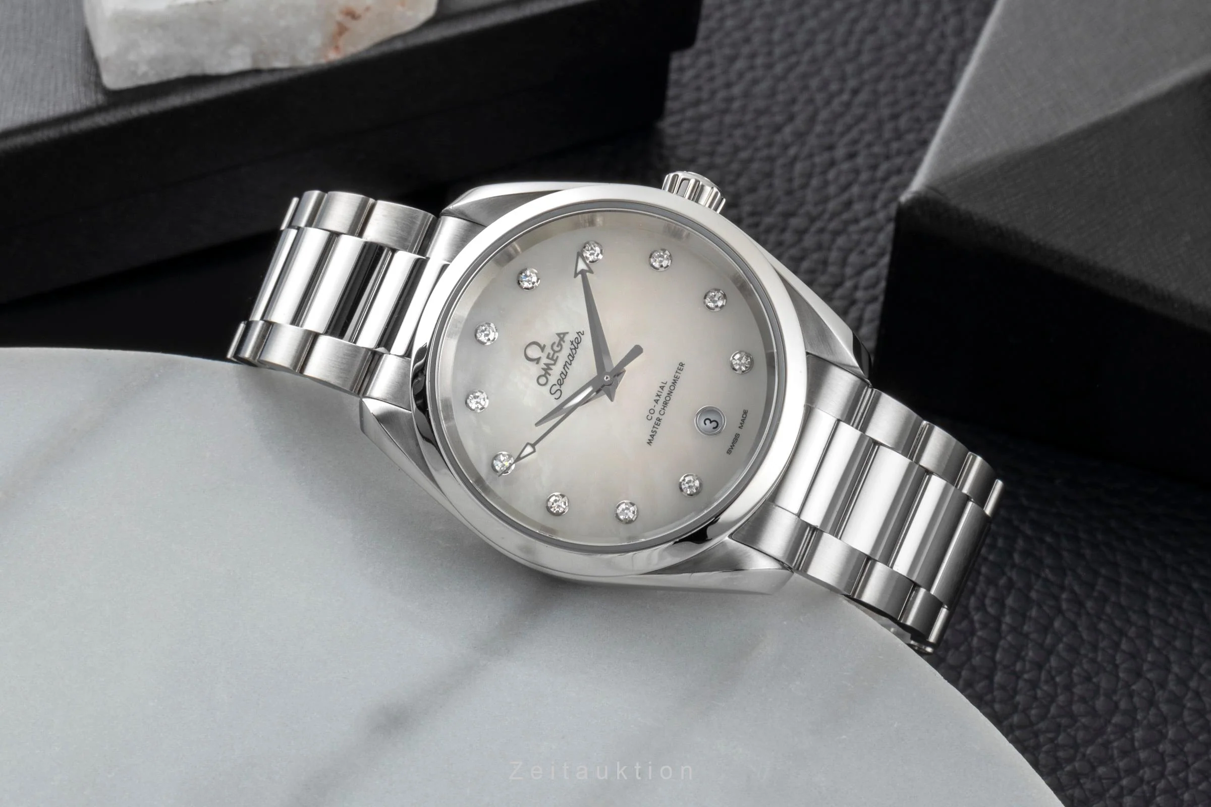Omega Seamaster steel automatic women's watch 220.10.38.20.55.001  [2600690] - Image 3