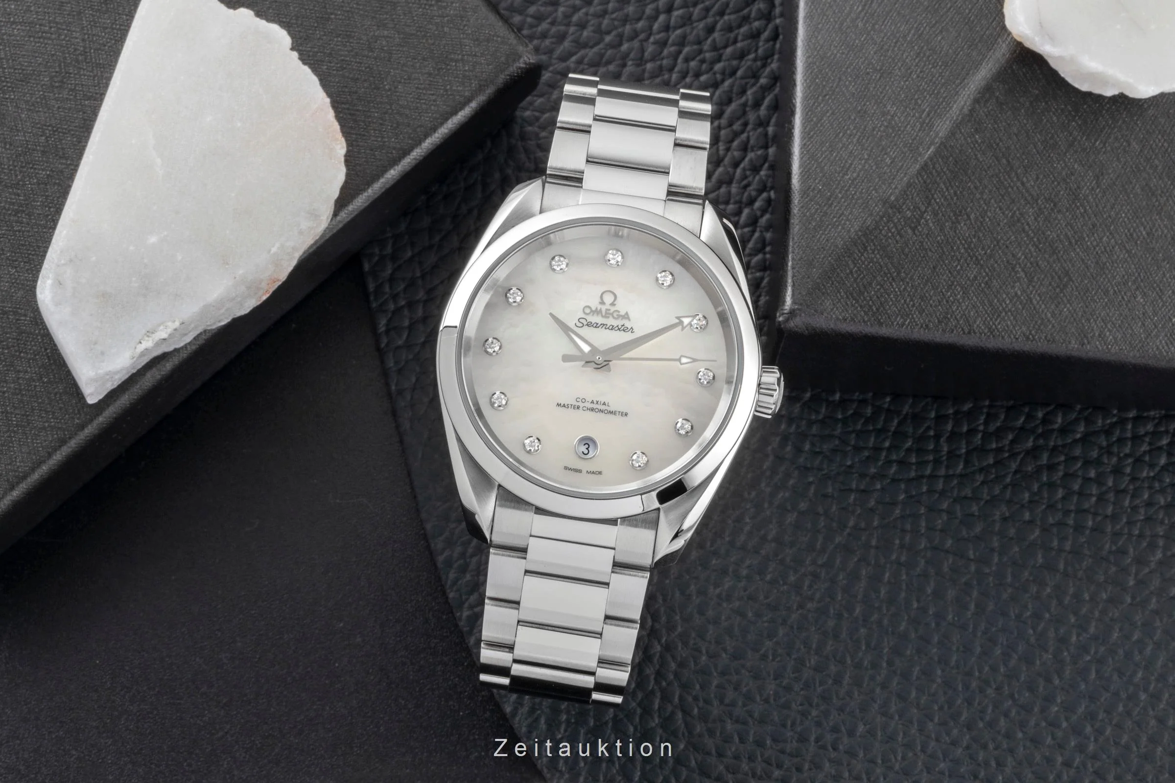 Omega Seamaster steel automatic women's watch 220.10.38.20.55.001  [2600690] - Image 4
