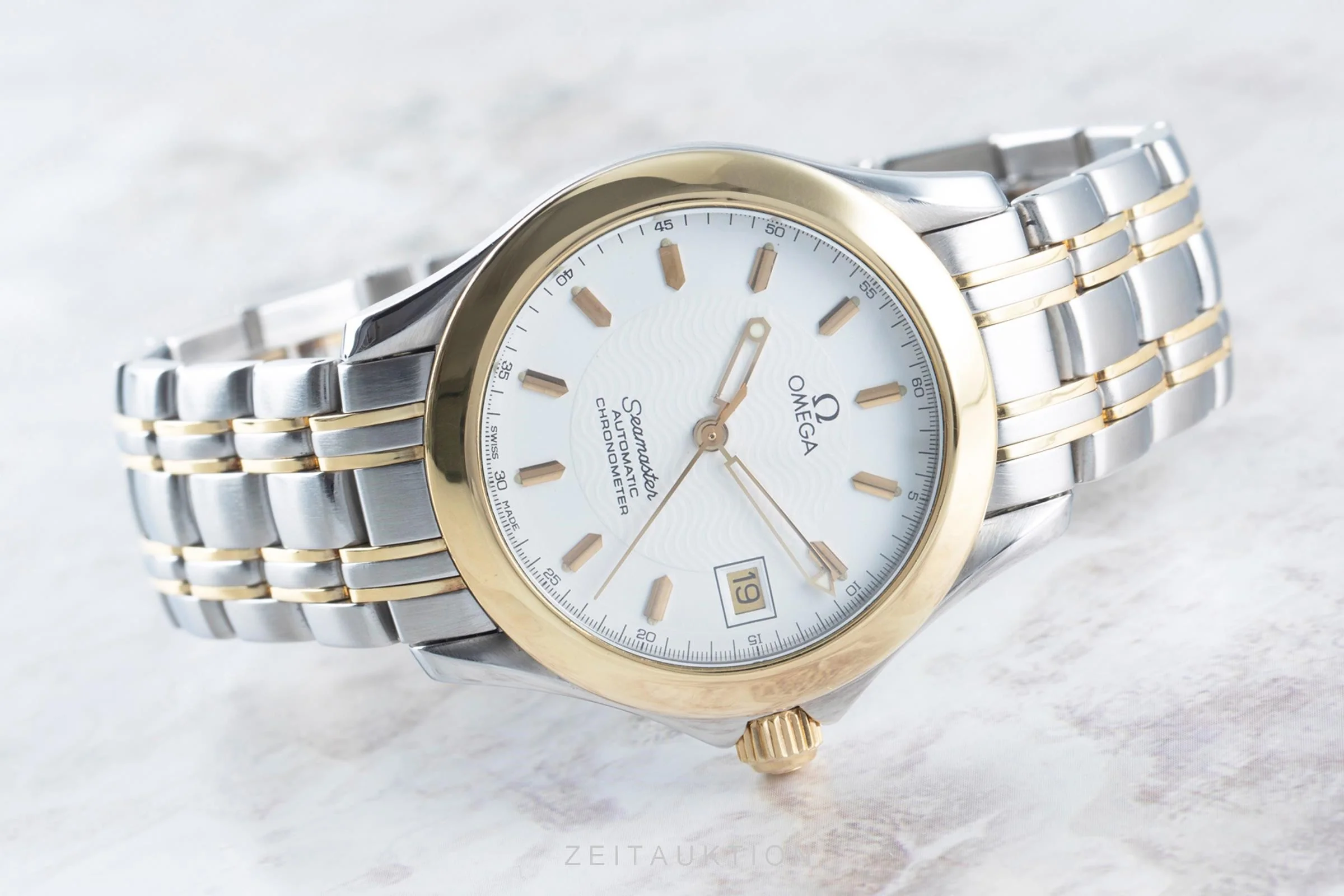 Omega Seamaster steel / gold automatic men's watch 168.1501  [2104803] - Image 2