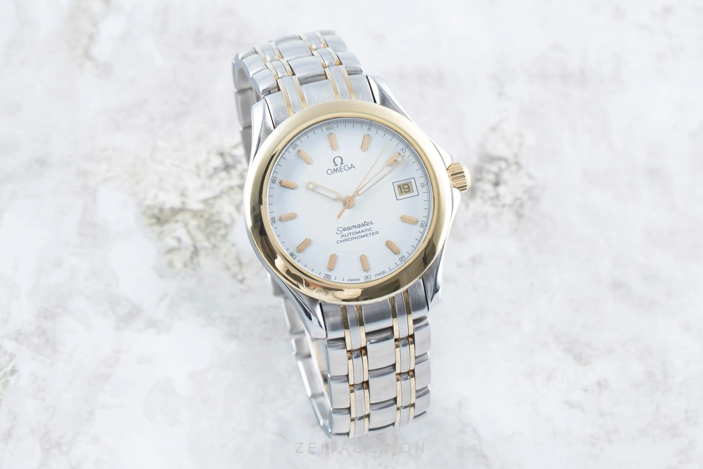 Omega Seamaster steel / gold automatic men's watch 168.1501  [2104803] - Image 3