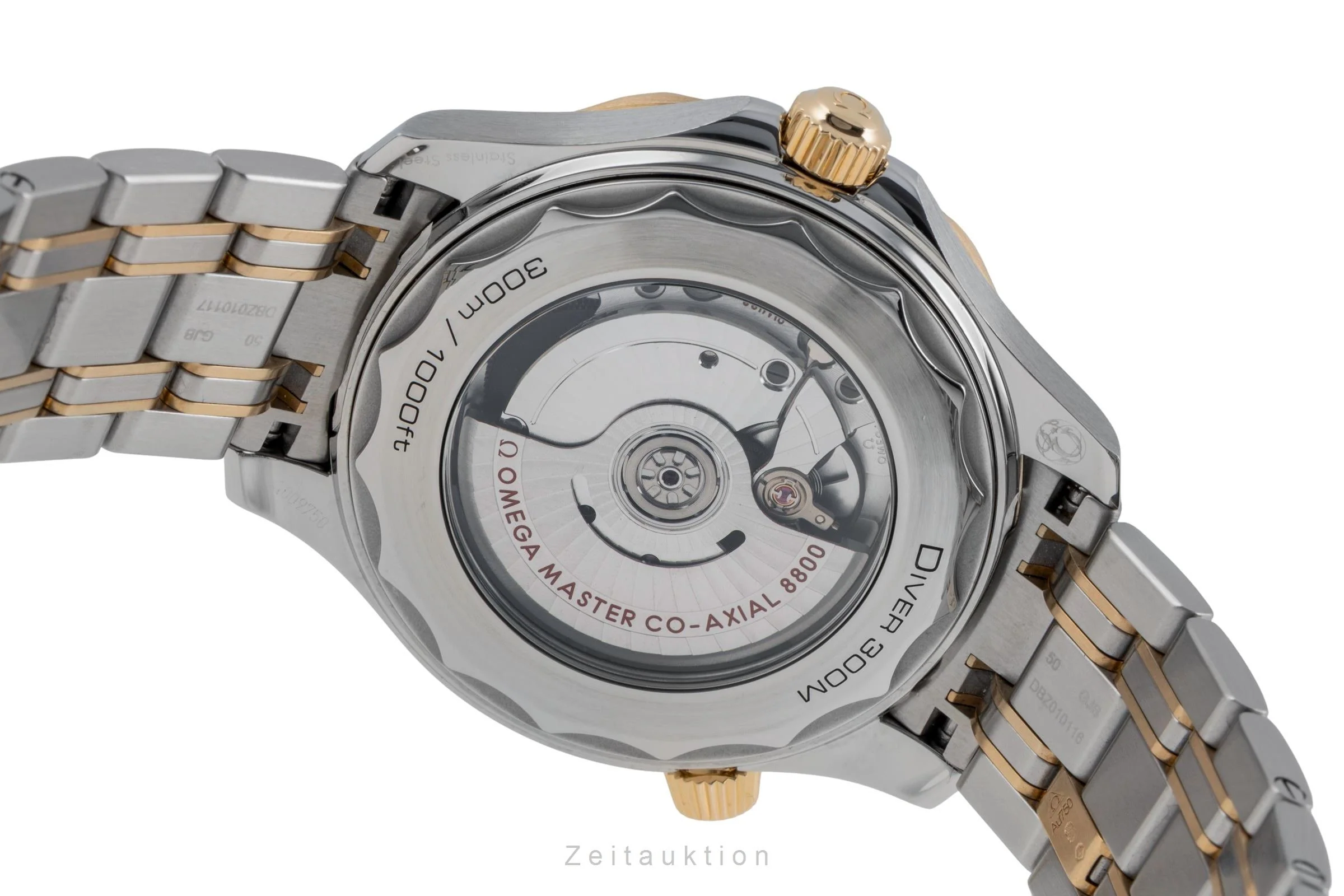 Omega Seamaster steel / gold automatic men's watch 210.20.42.20.03.001 LP: 13800EUR  [2506725] - Image 12