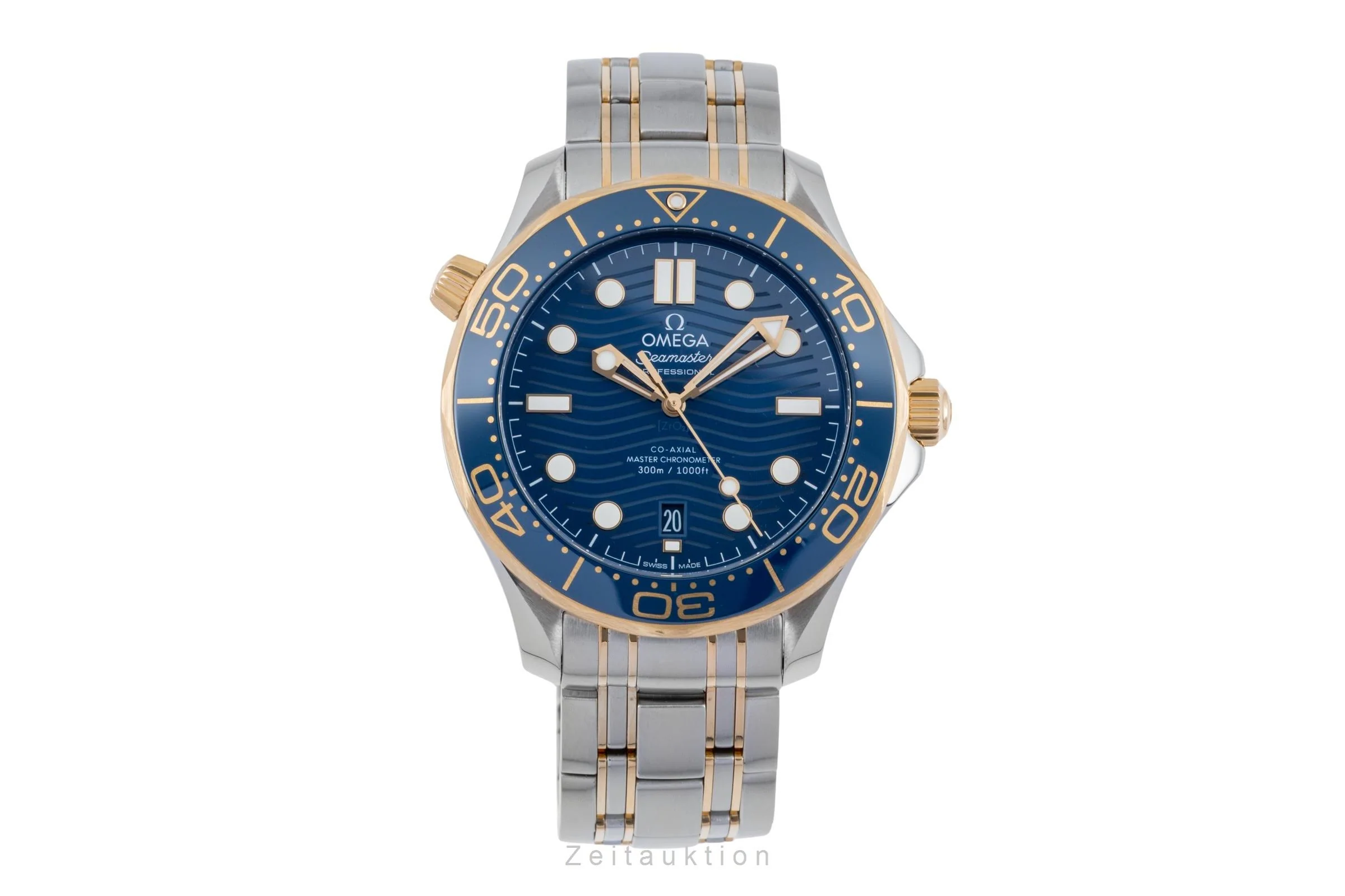 Omega Seamaster steel / gold automatic men's watch 210.20.42.20.03.001 LP: 13800EUR  [2506725] - Image 5