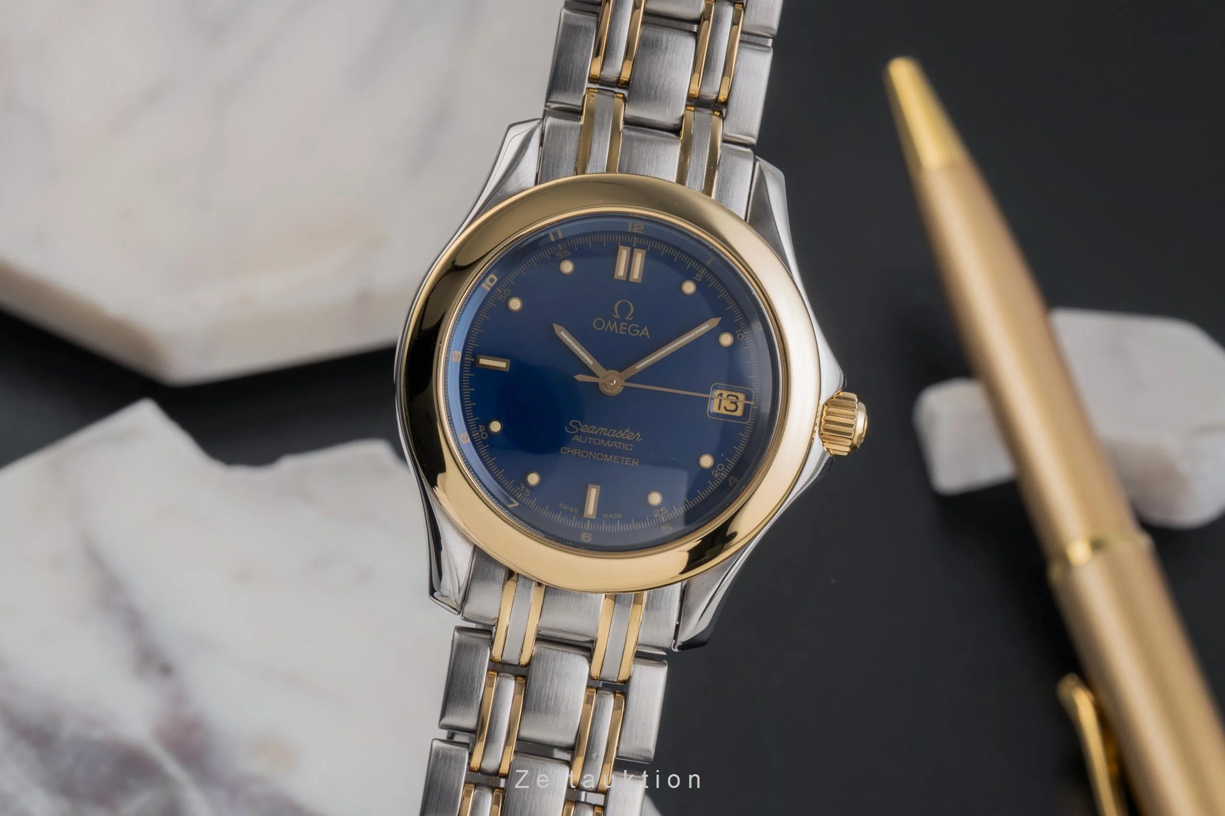 Omega Seamaster steel / gold automatic men's watch 2301.80.00  [2503840] - Image 2