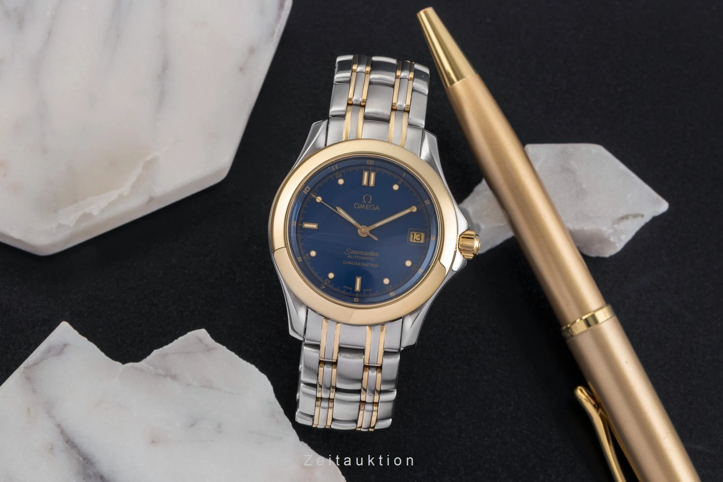 Omega Seamaster steel / gold automatic men's watch 2301.80.00  [2503840] - Image 4