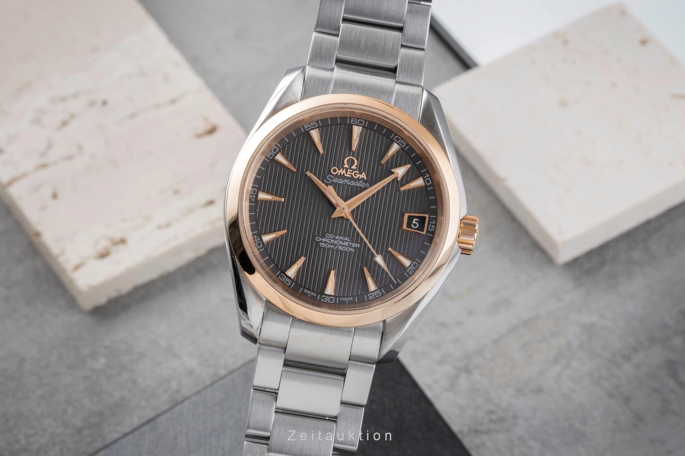 Omega Seamaster steel / gold automatic men's watch 231.20.39.21.06.003  [2506042] - Image 2