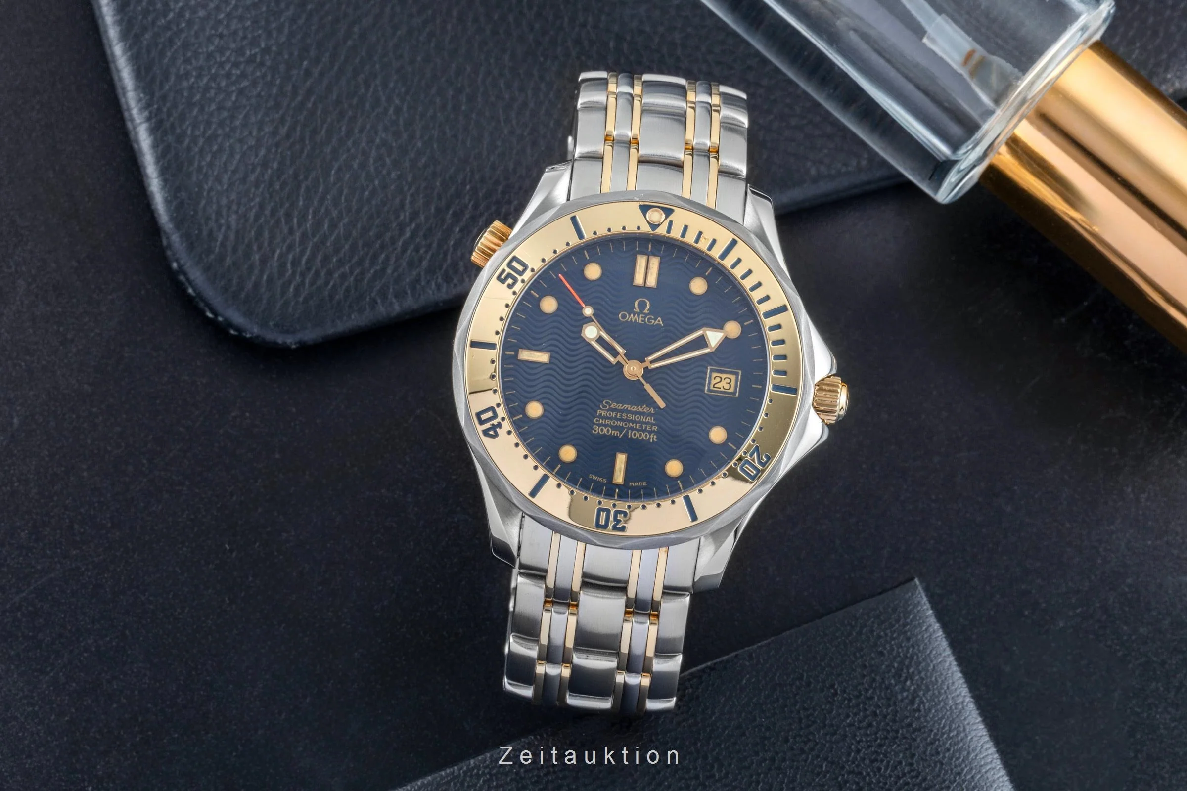 Omega Seamaster steel / gold automatic men's watch 2432.80.00, 168.1503 LP: 13800EUR  [2505305] - Image 4