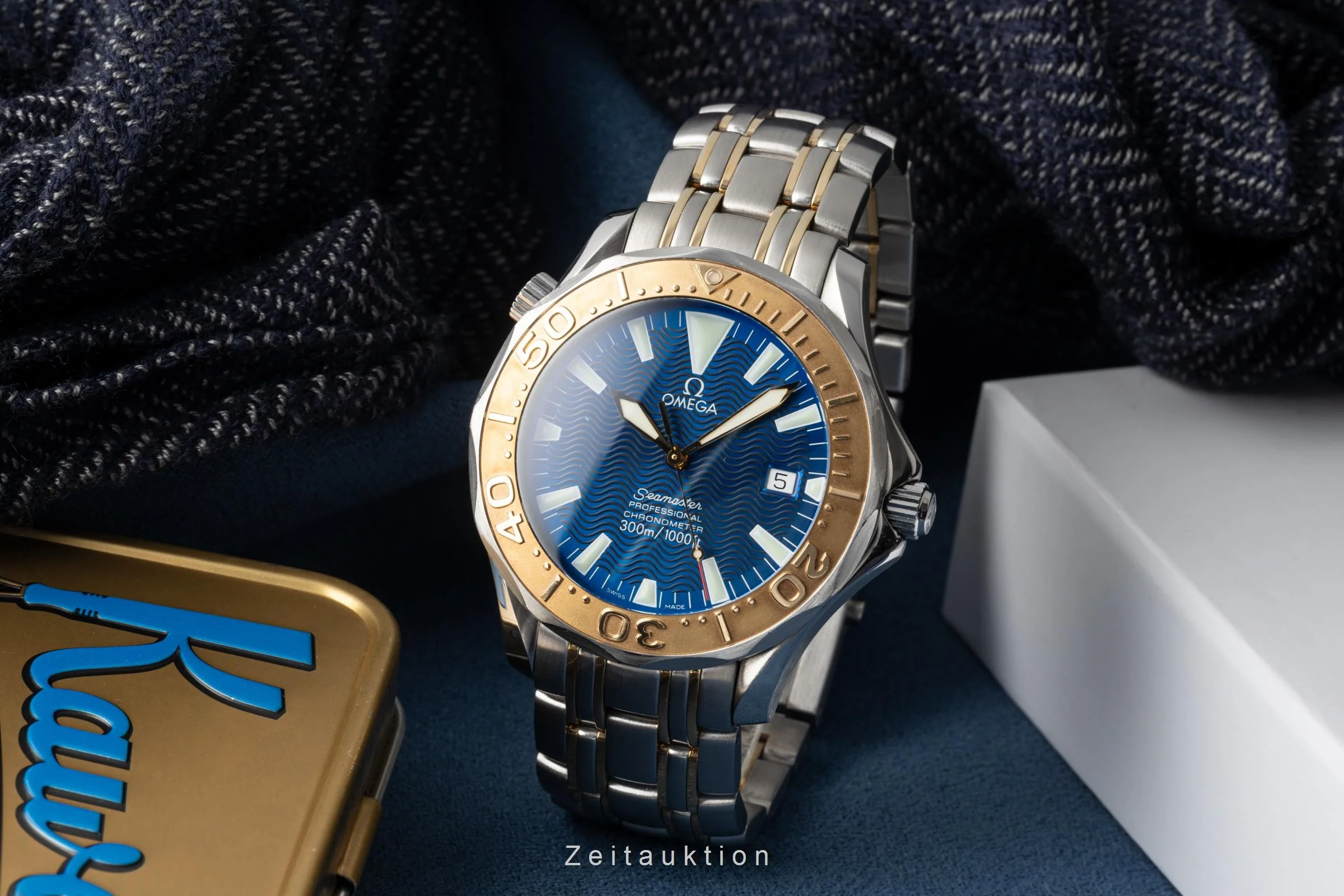 Omega Seamaster steel / gold automatic men's watch 2455.80.00, 168.1640 LP: 13400EUR  [2303981] - Image 3