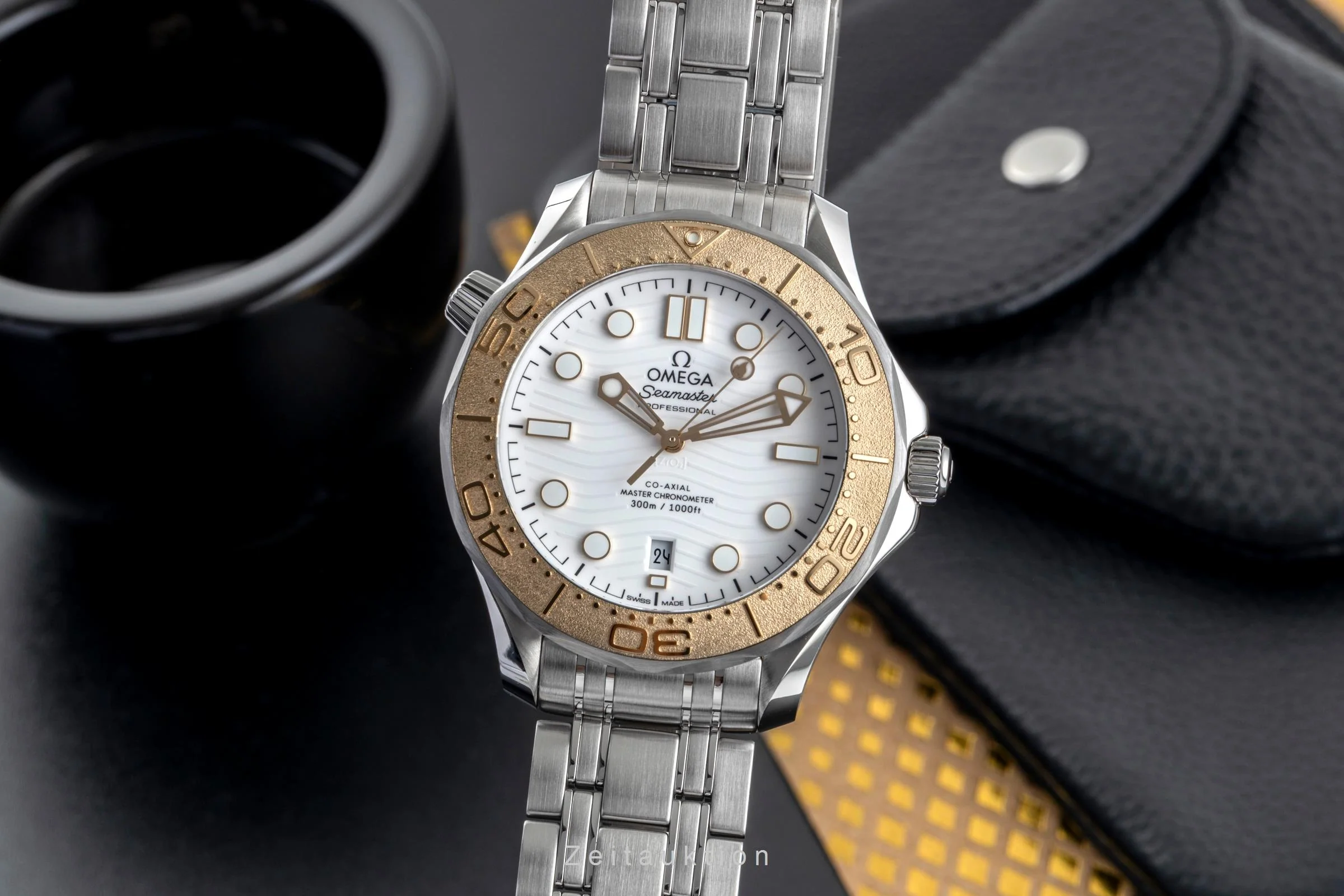 Omega Seamaster steel / gold automatic men's watch 522.21.42.20.04.001 LP: 9700EUR  [2503312] - Image 2