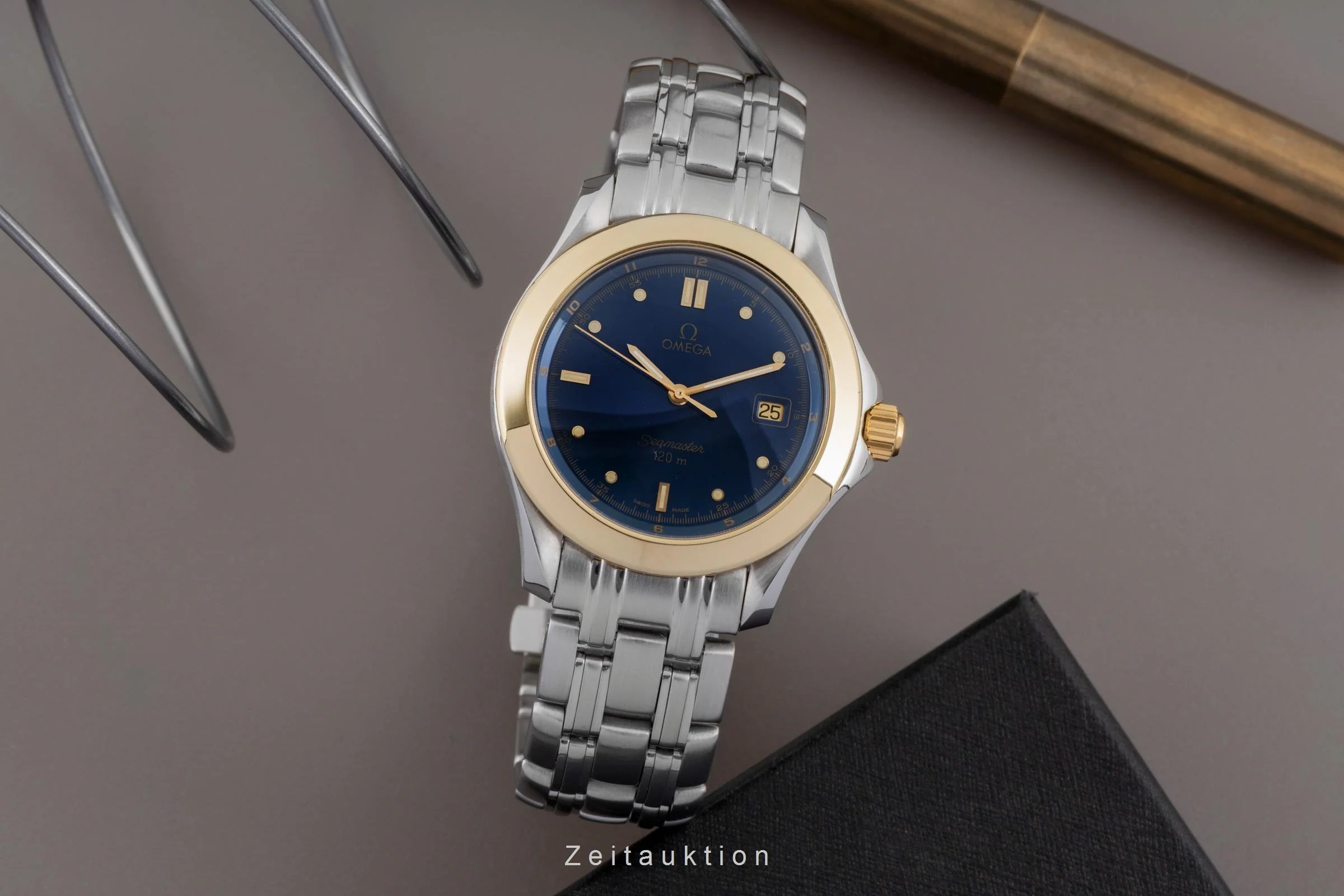 Omega Seamaster steel / gold quartz men's watch 2311.80.00  [2505834] - Image 4