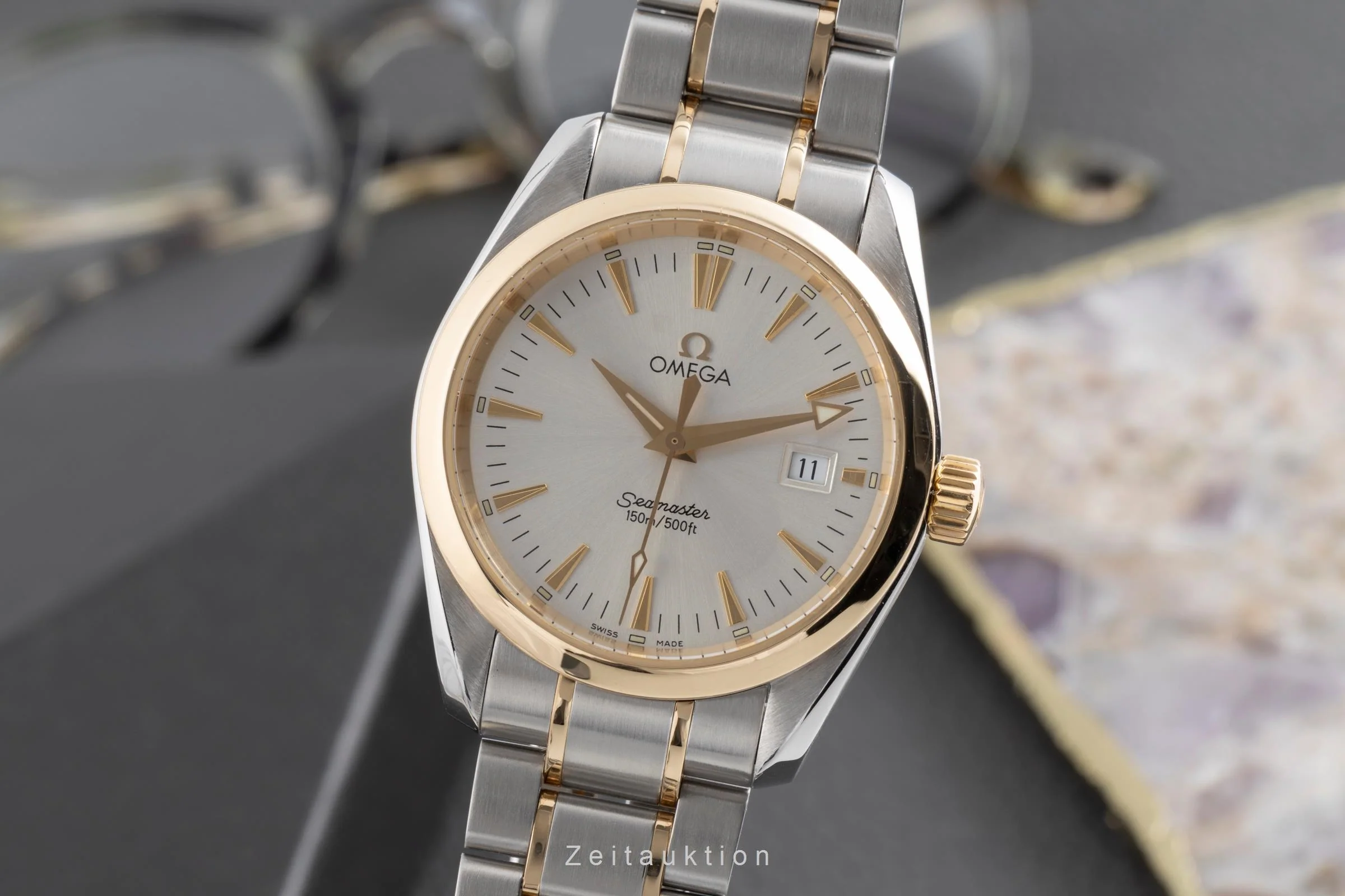 Omega Seamaster steel / gold quartz men's watch 2318.30.00  [2501994] - Image 2