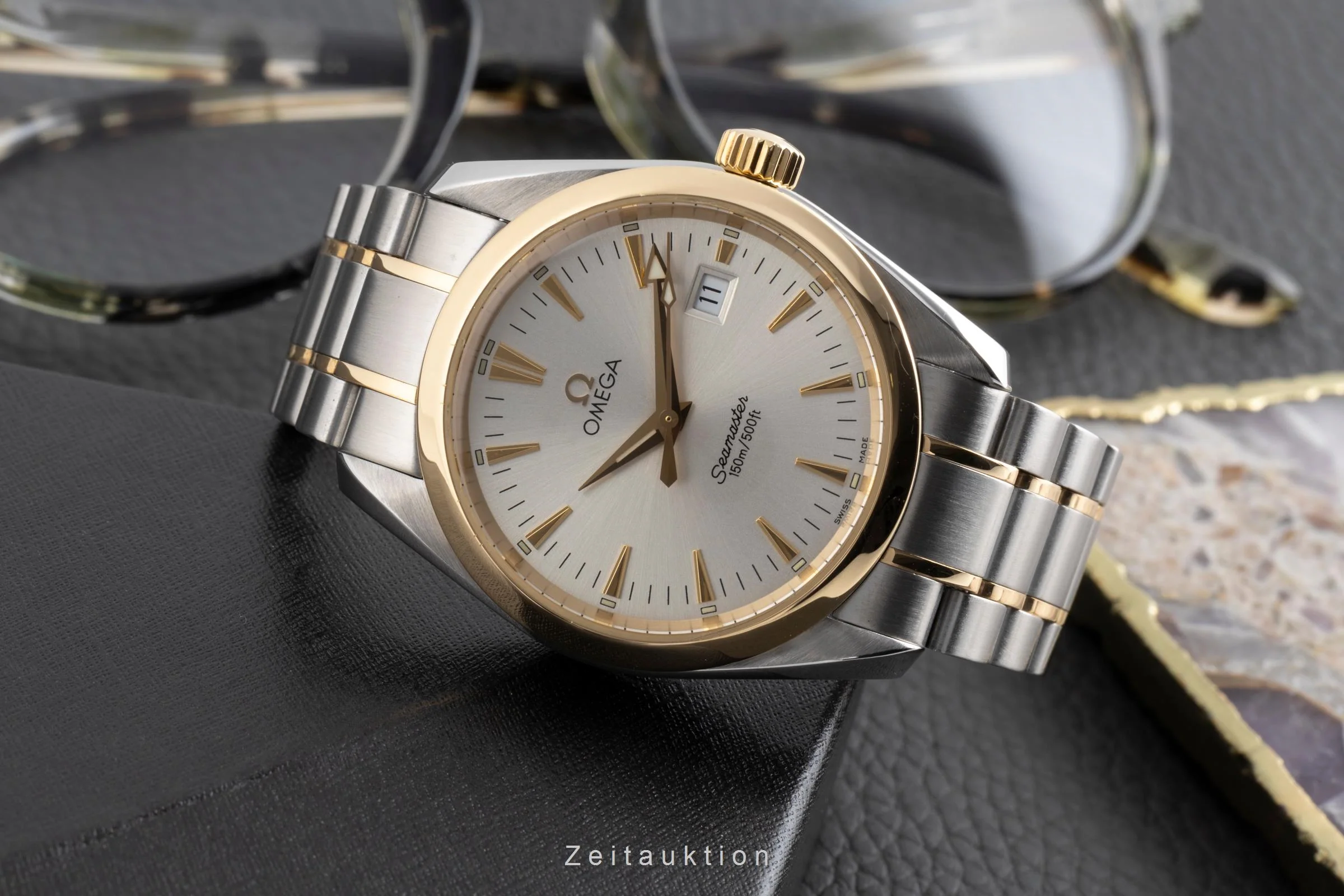 Omega Seamaster steel / gold quartz men's watch 2318.30.00  [2501994] - Image 3