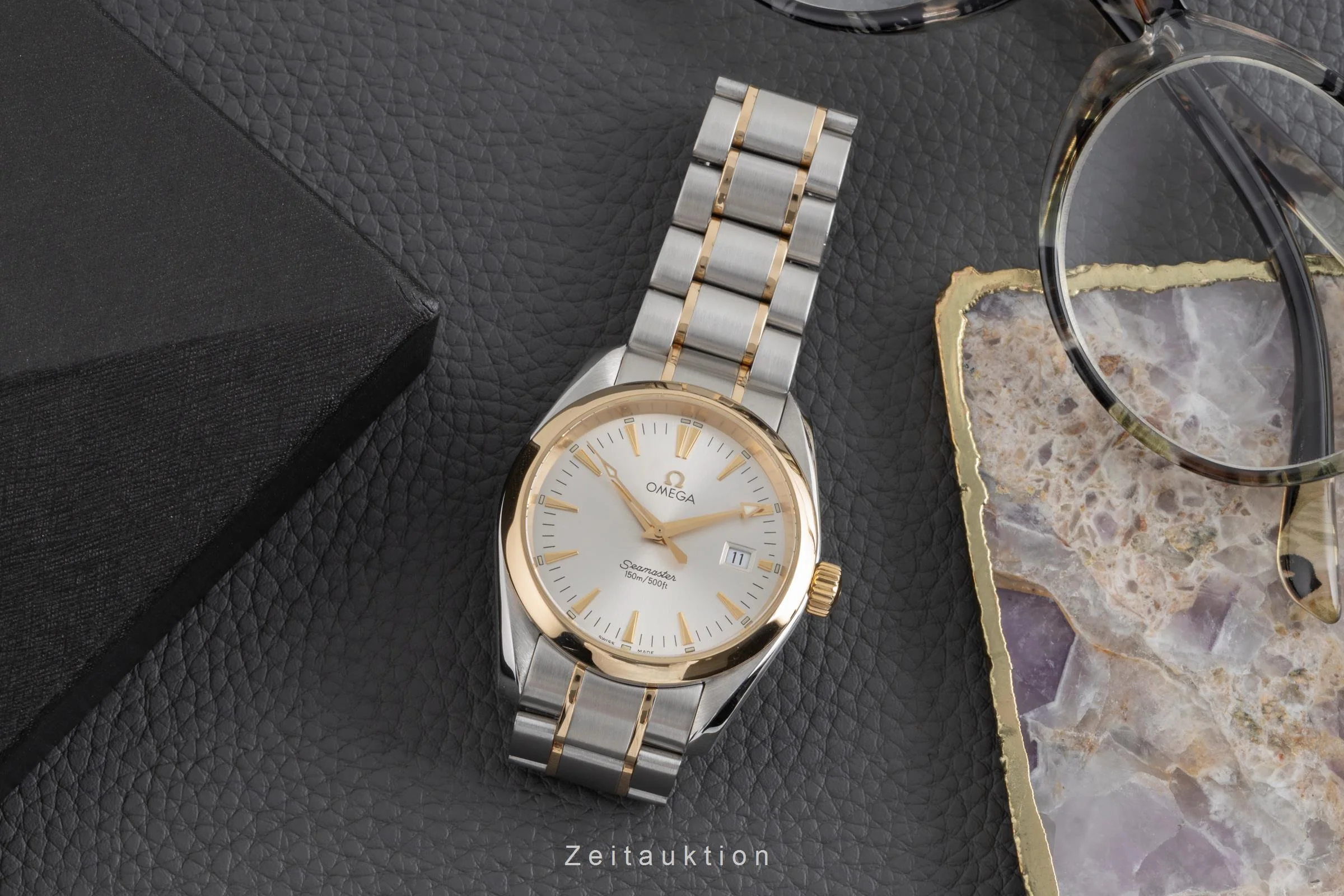 Omega Seamaster steel / gold quartz men's watch 2318.30.00  [2501994] - Image 4