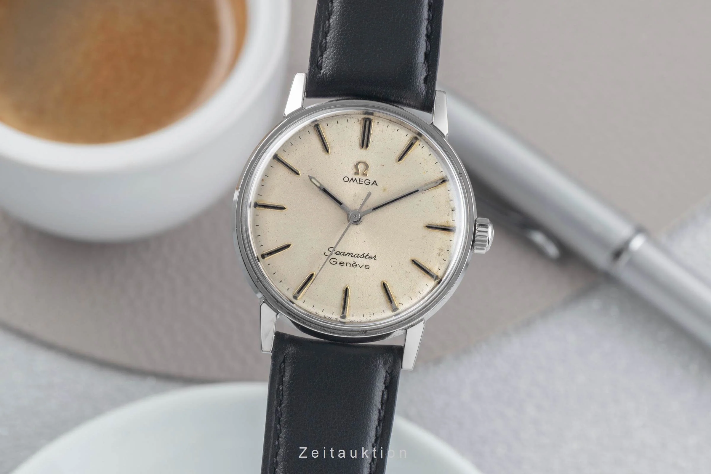 Omega Seamaster steel manual winding men's watch 135.011 Vintage  [2500337] - Image 2
