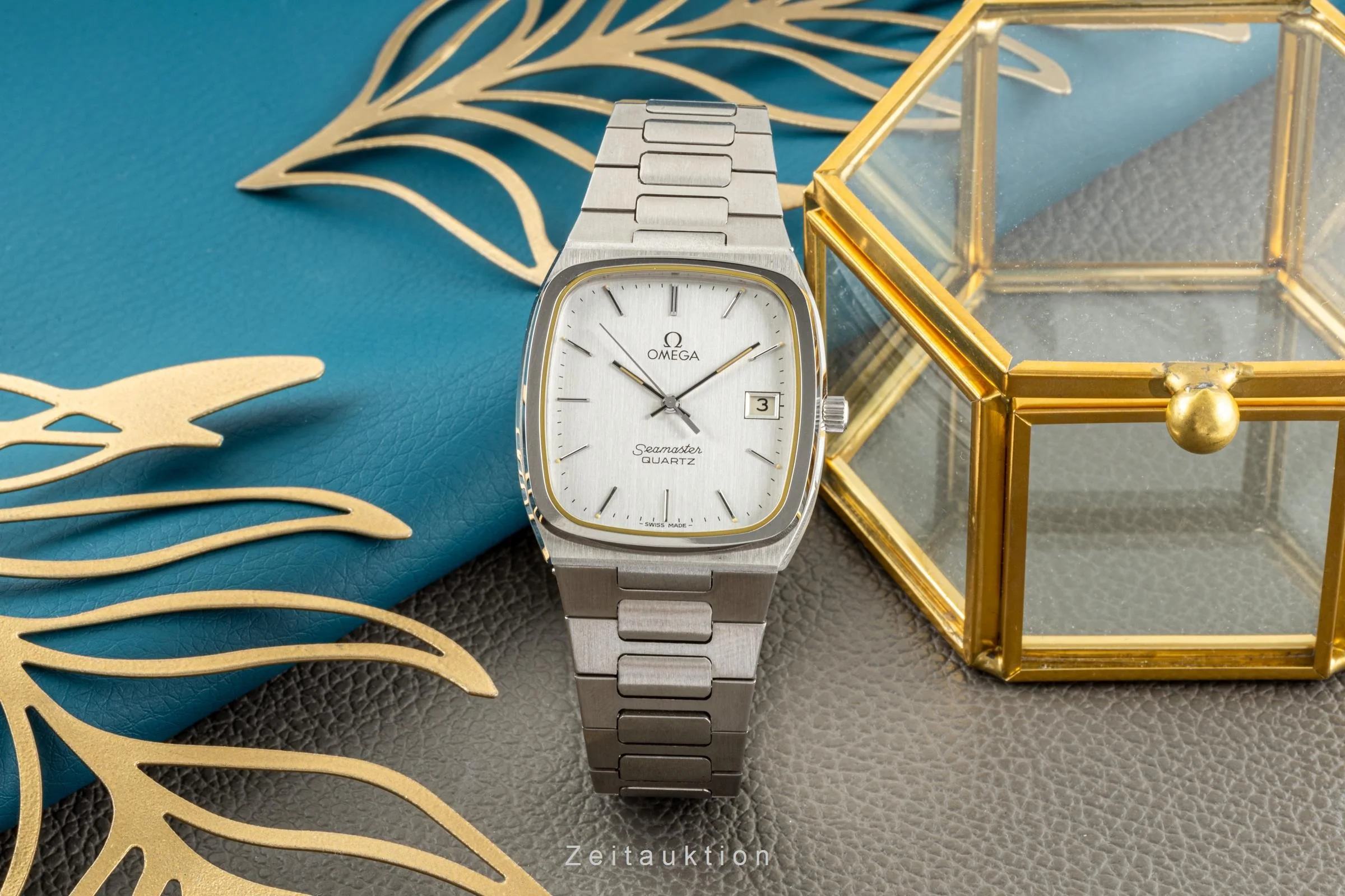Omega Seamaster steel quartz men's watch 196.0166/396.0887  [2300350] - Image 3