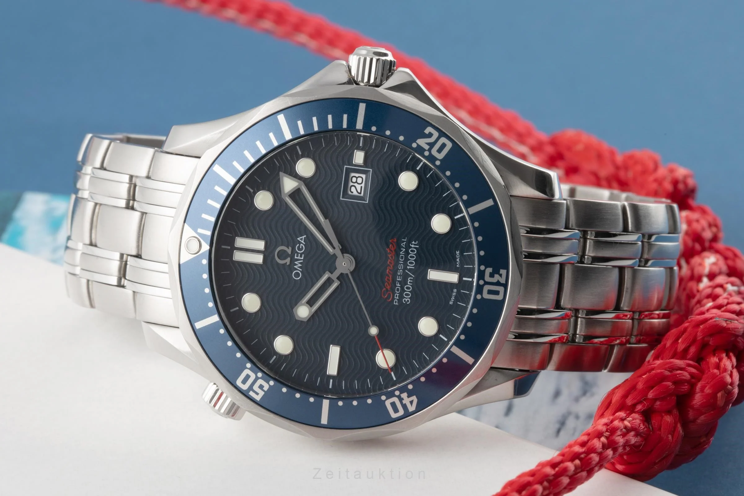 Omega Seamaster steel quartz men's watch 196.1504, 2221.80.00  [2303930] - Image 2