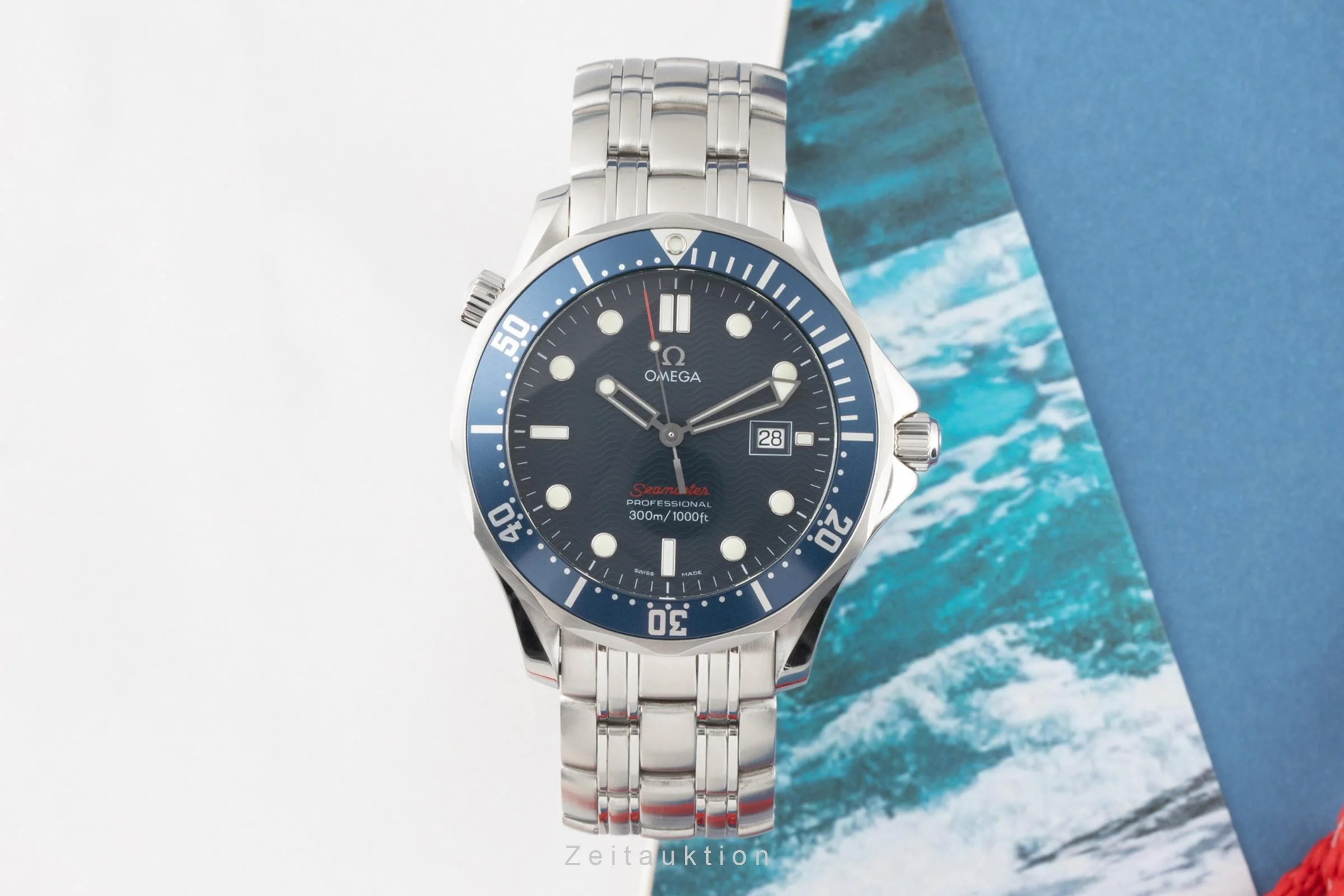 Omega Seamaster steel quartz men's watch 196.1504, 2221.80.00  [2303930] - Image 3