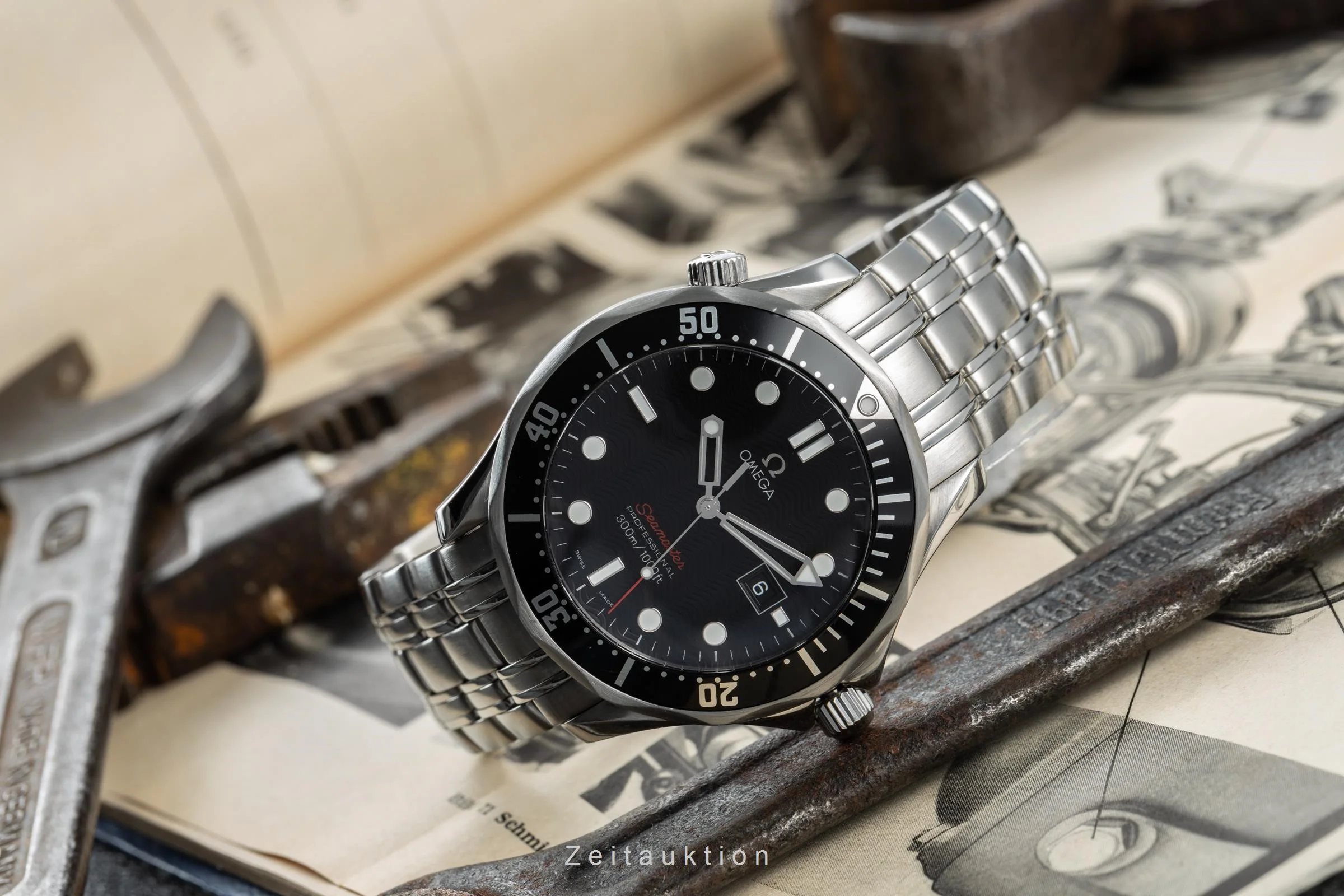 Omega Seamaster steel quartz men's watch 212.30.41.61.01.001 LP: 5600EUR  [2201053] - Image 2