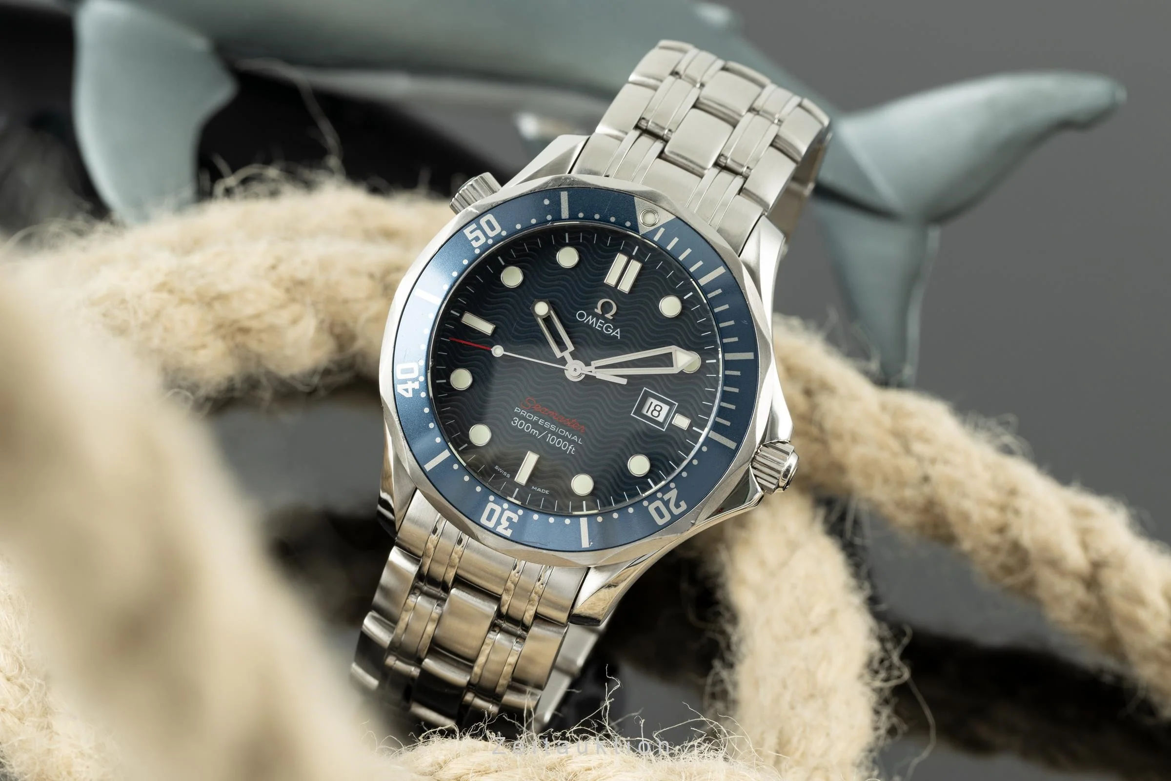 Omega Seamaster steel quartz men's watch 2221.80.00, 196.1504  [2111332] - Image 2
