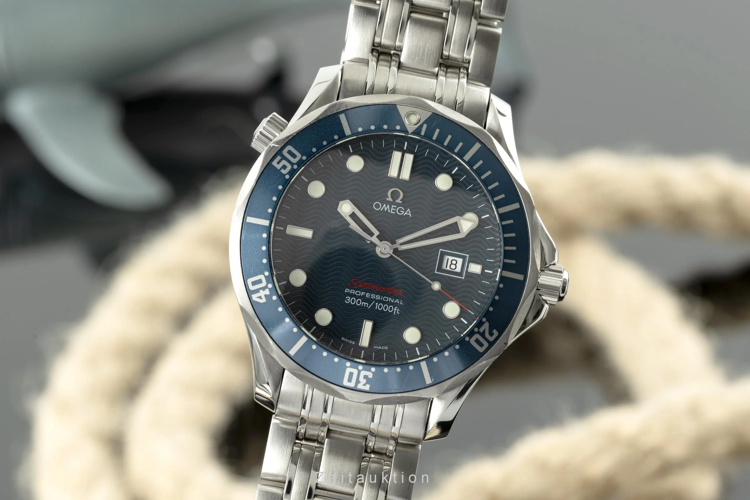 Omega Seamaster steel quartz men's watch 2221.80.00, 196.1504  [2111332] - Image 4