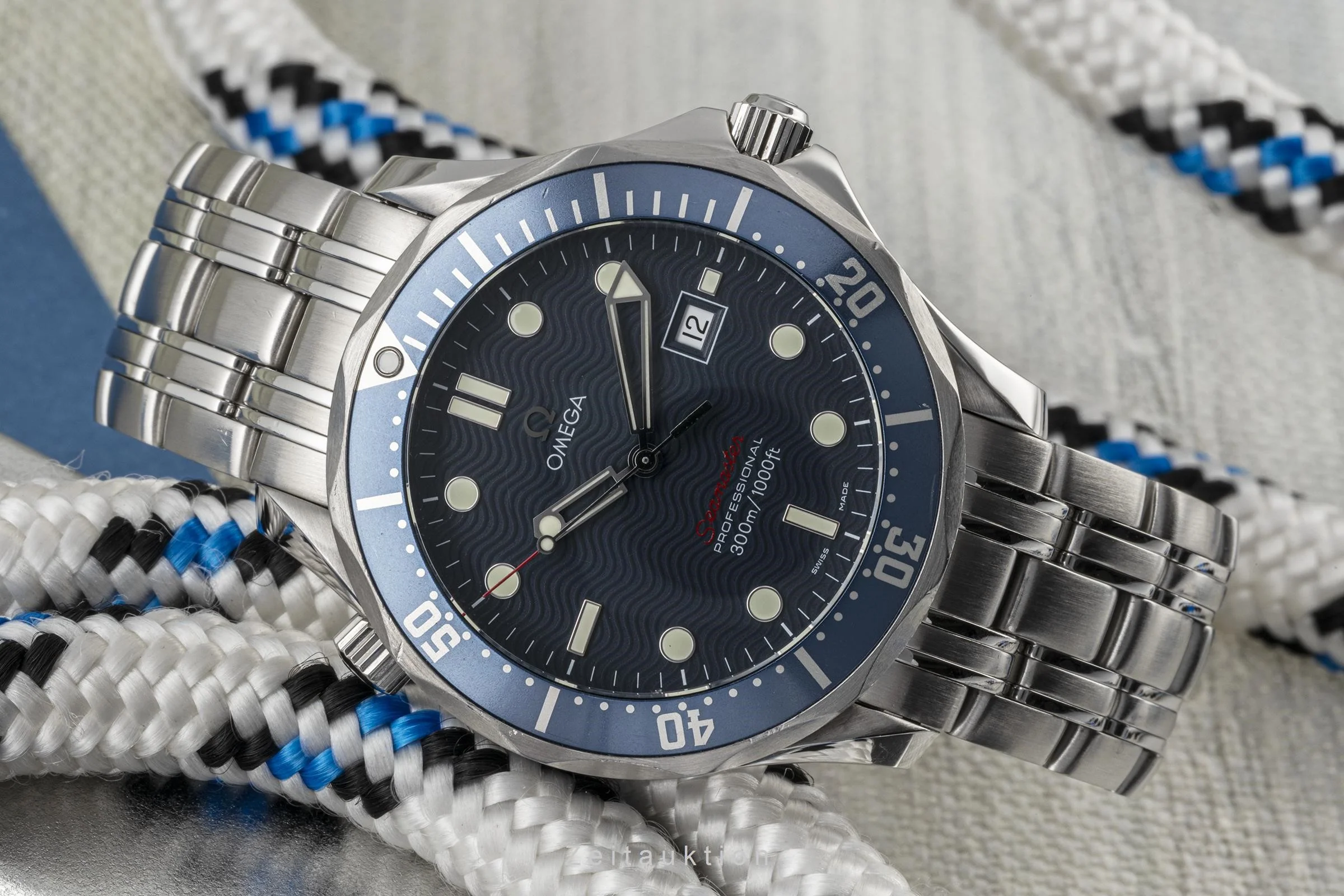 Omega Seamaster steel quartz men's watch 2221.80.00, 196.1504  [2302638] - Image 2