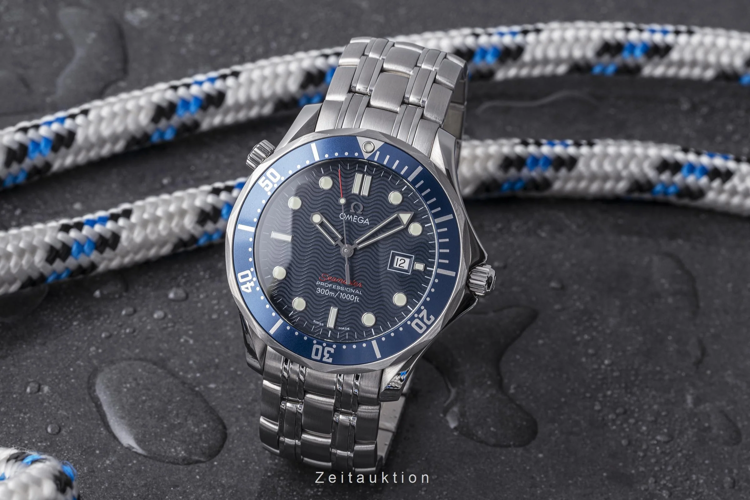 Omega Seamaster steel quartz men's watch 2221.80.00  [2301739] - Image 3