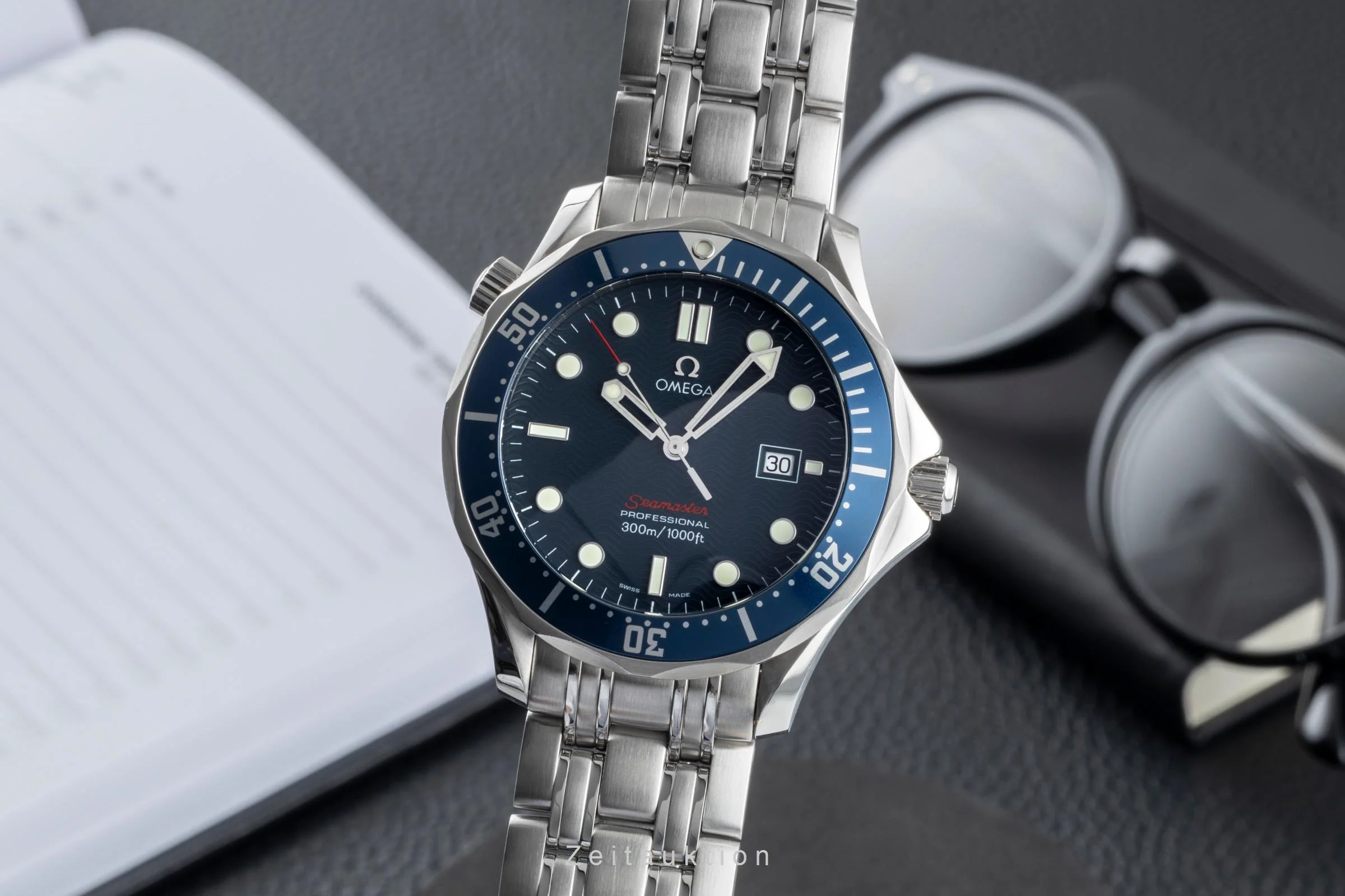 Omega Seamaster steel quartz men's watch 2221.80.00  [2506734] - Image 2