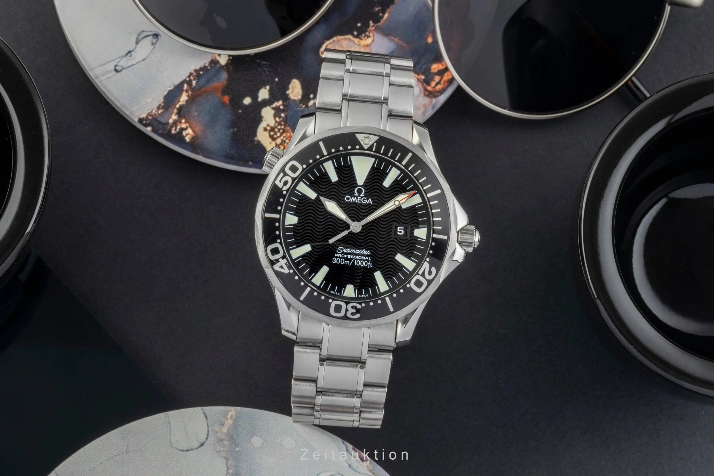Omega Seamaster steel quartz men's watch 2264.50.00  [2403013] - Image 3