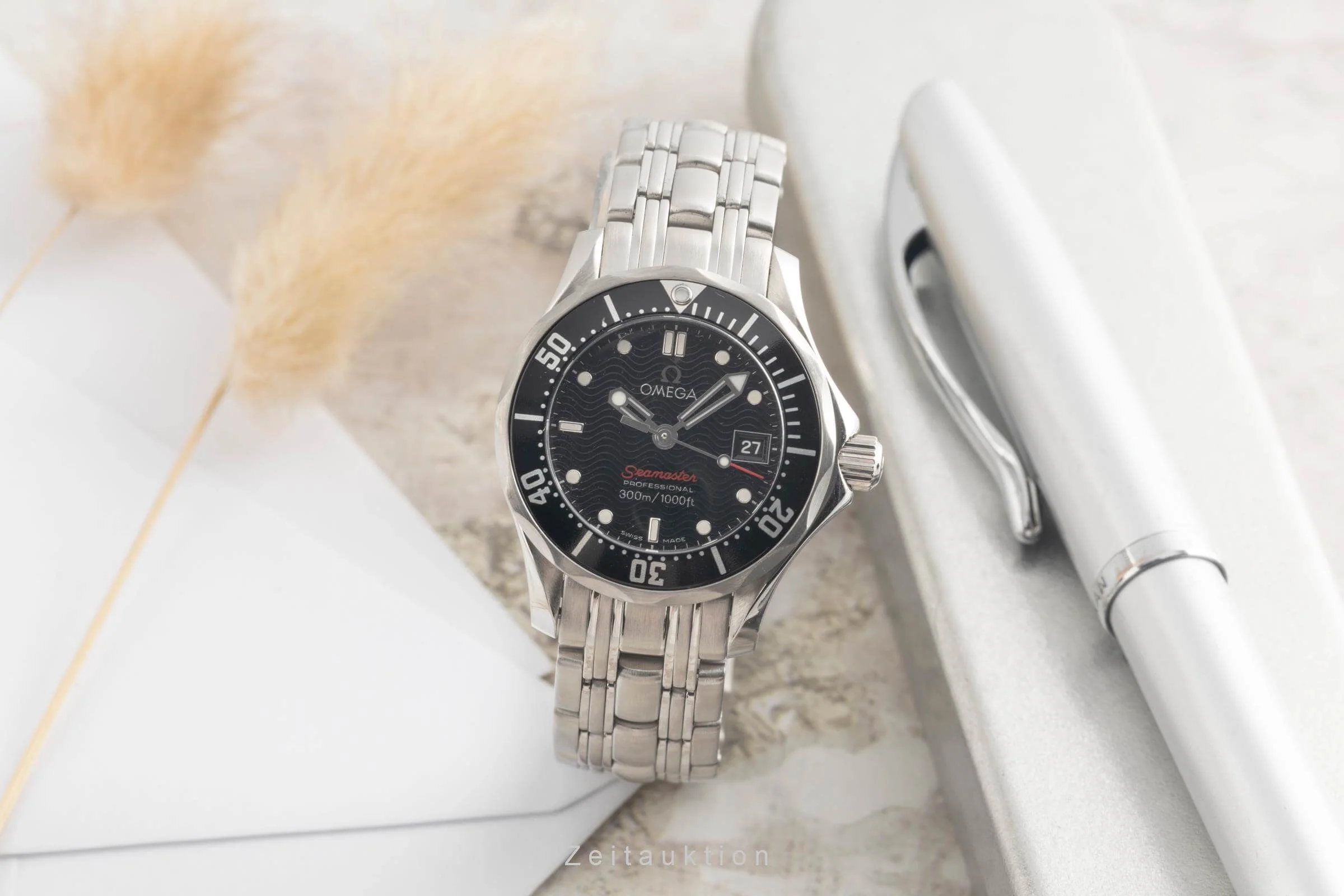 Omega Seamaster steel quartz women's watch 212.30.28.61.01.001  [2501366] - Image 4