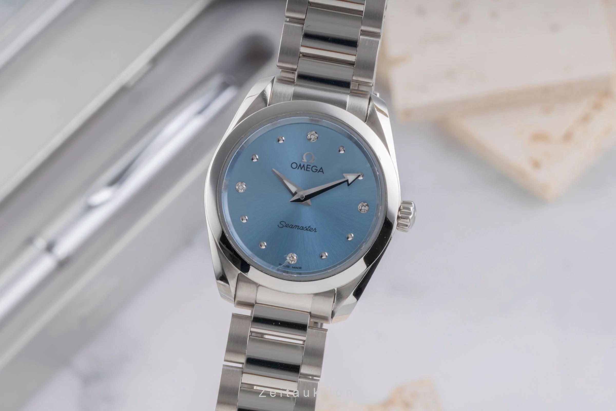 Omega Seamaster steel quartz women's watch 220.10.28.60.53.001  [2505647] - Image 2