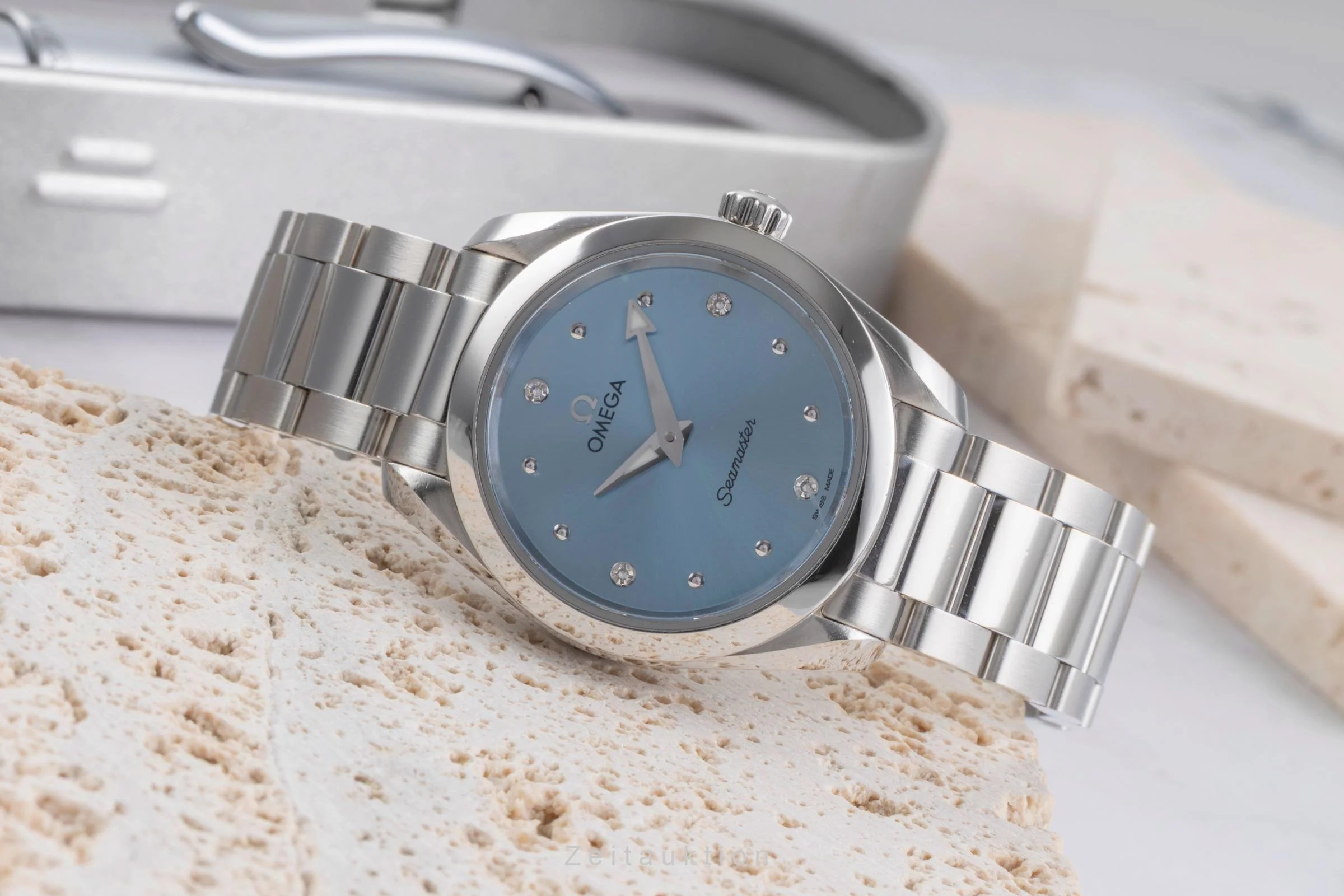 Omega Seamaster steel quartz women's watch 220.10.28.60.53.001  [2505647] - Image 3