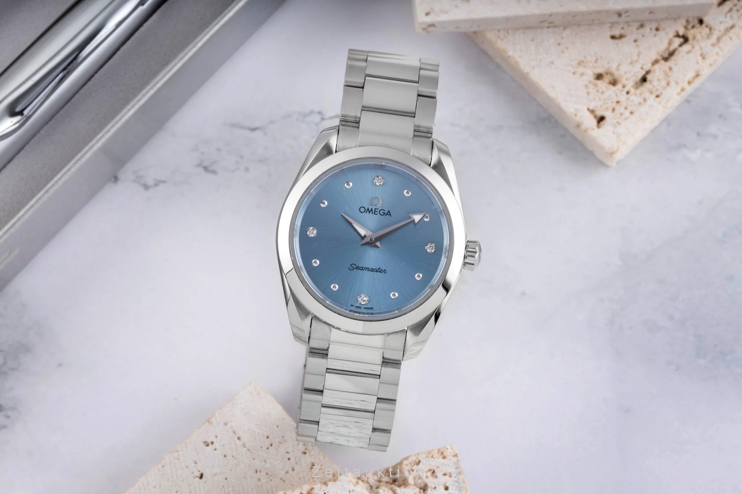 Omega Seamaster steel quartz women's watch 220.10.28.60.53.001  [2505647] - Image 4