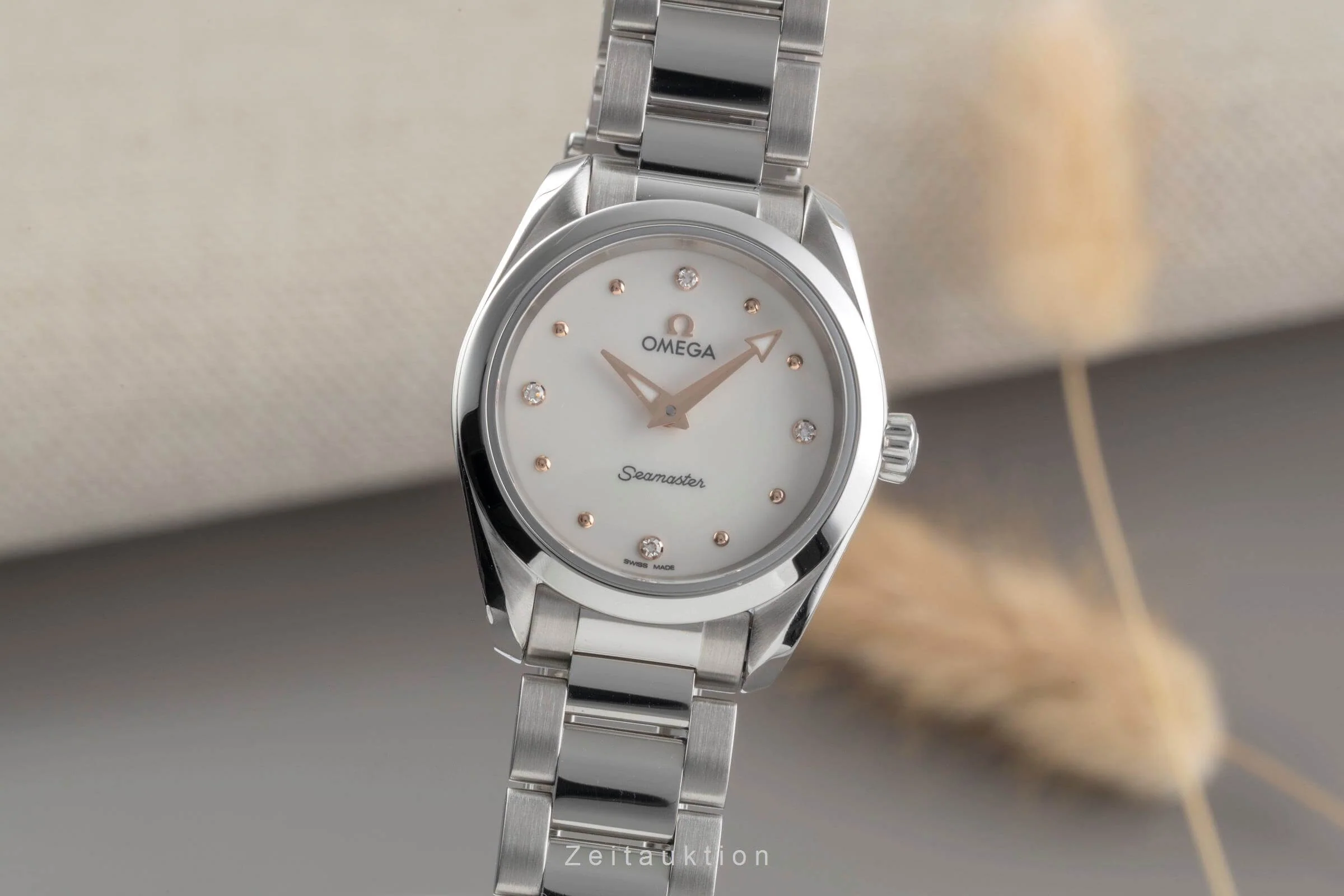 Omega Seamaster steel quartz women's watch 220.10.28.60.54.001 LP: 3600EUR  [2501819] - Image 2
