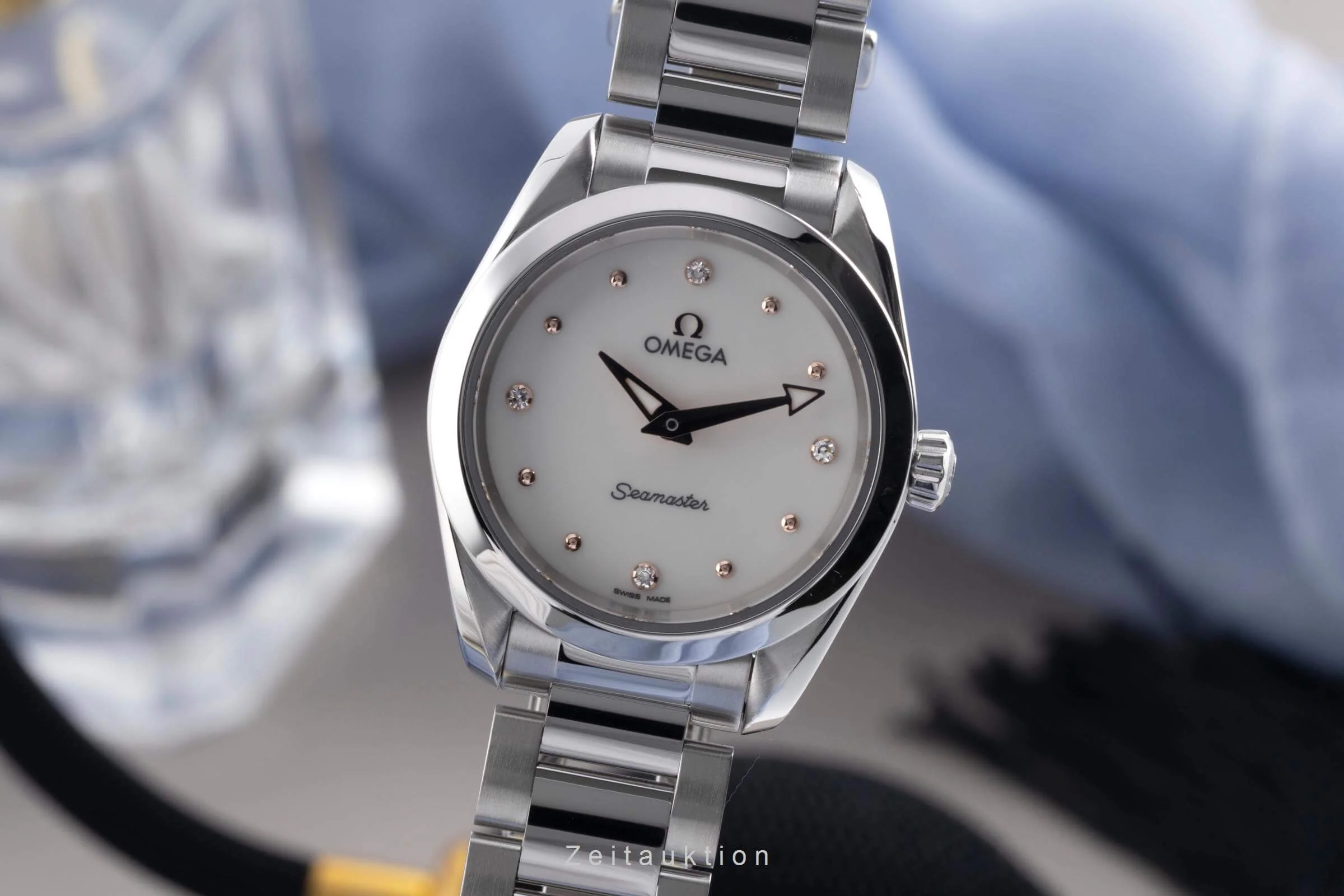 Omega Seamaster steel quartz women's watch 220.10.28.60.54.001 LP: 3600EUR  [2502025] - Image 2