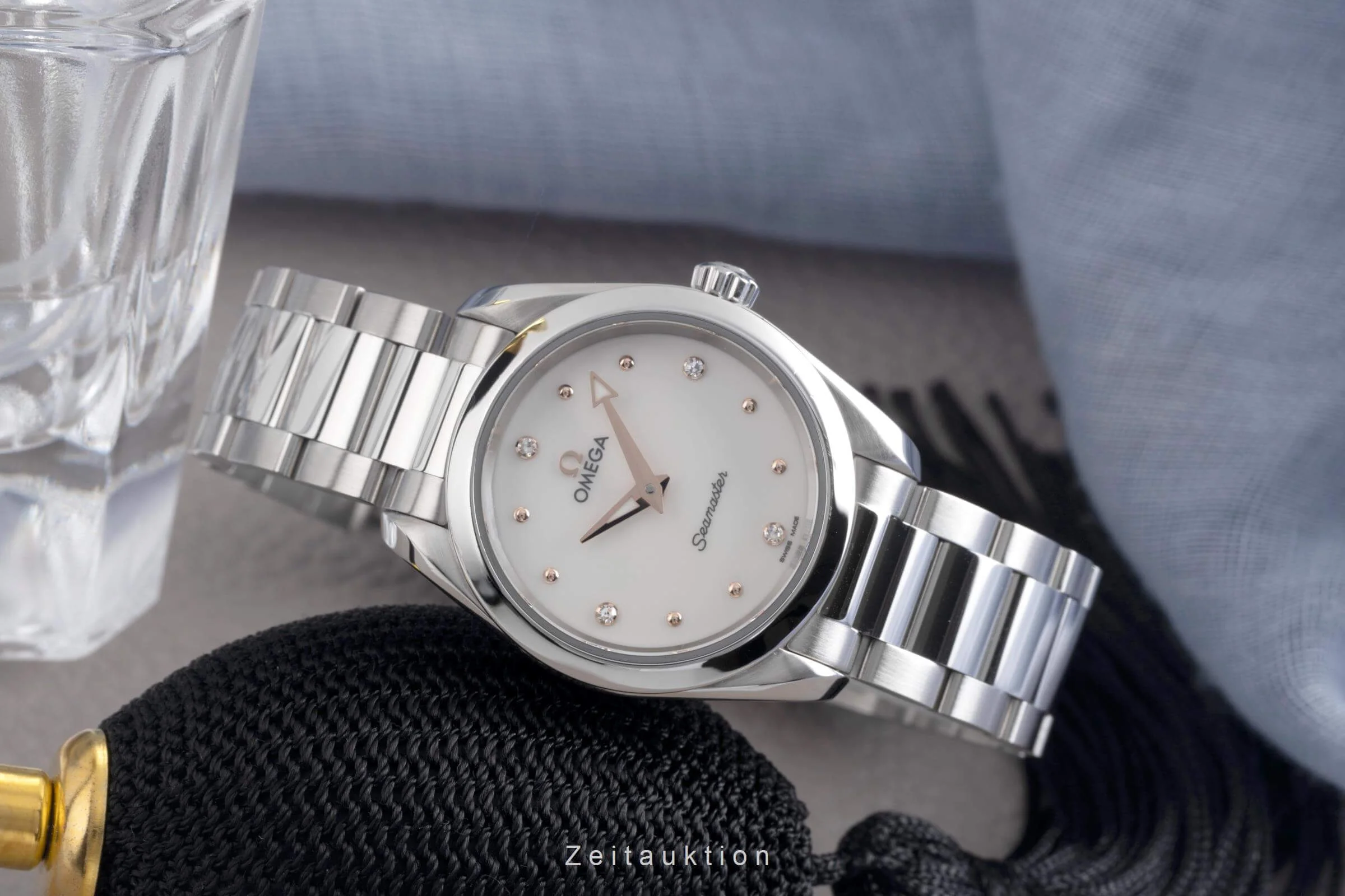 Omega Seamaster steel quartz women's watch 220.10.28.60.54.001 LP: 3600EUR  [2502025] - Image 3
