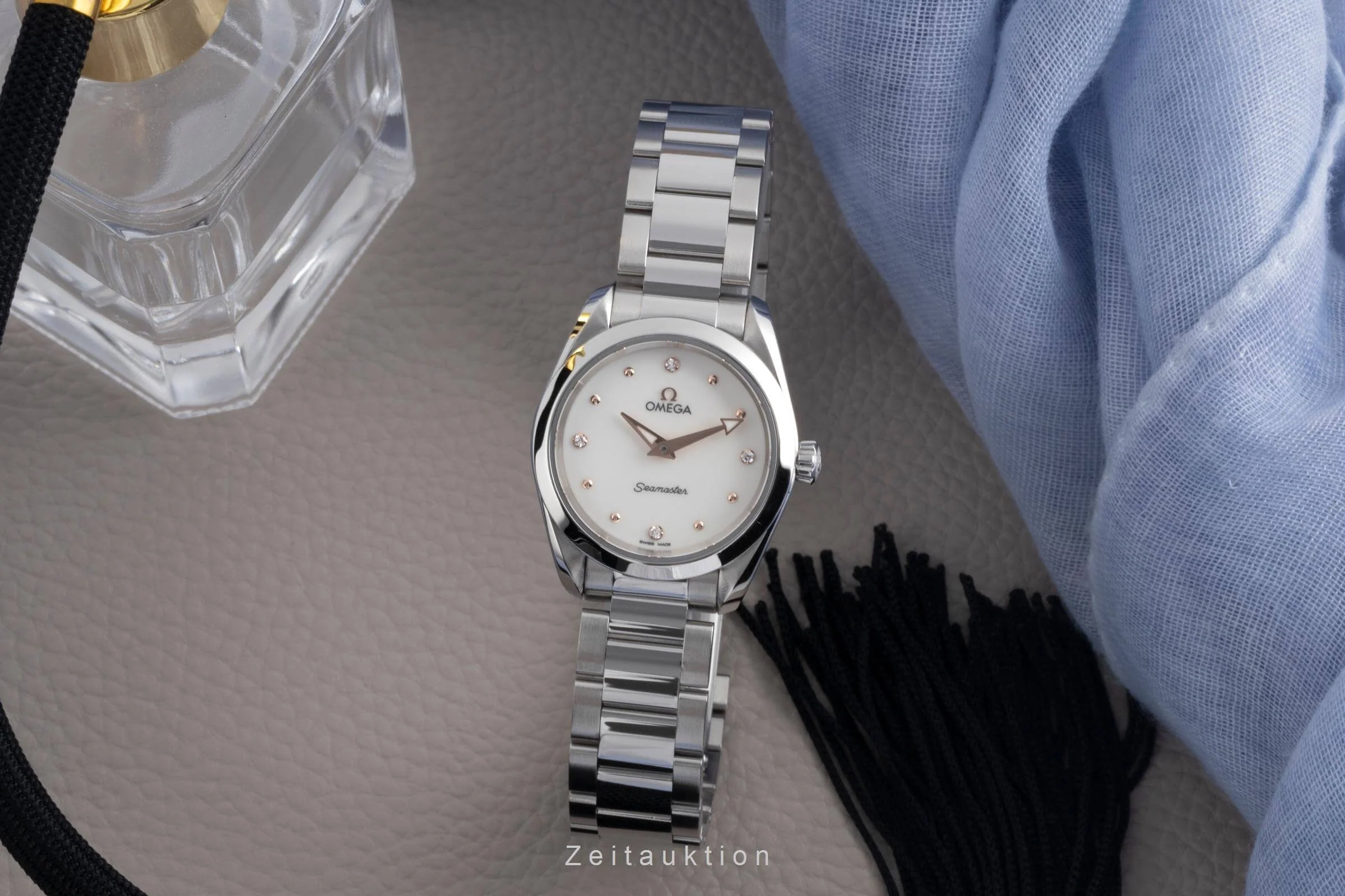 Omega Seamaster steel quartz women's watch 220.10.28.60.54.001 LP: 3600EUR  [2502025] - Image 4