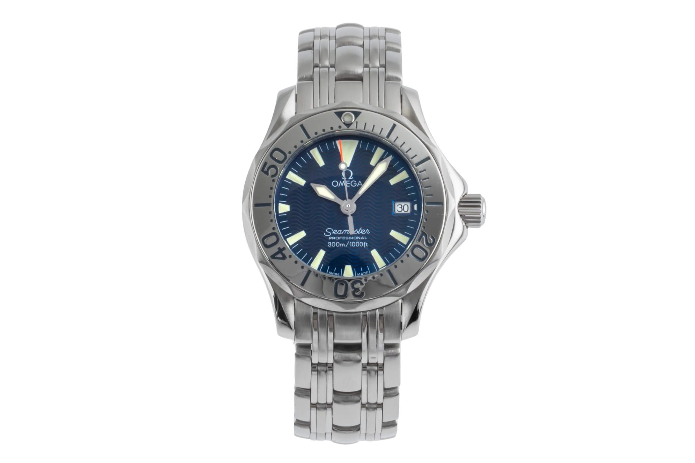 Omega Seamaster steel quartz women's watch 2283.80.00  [2502002] - Image 5