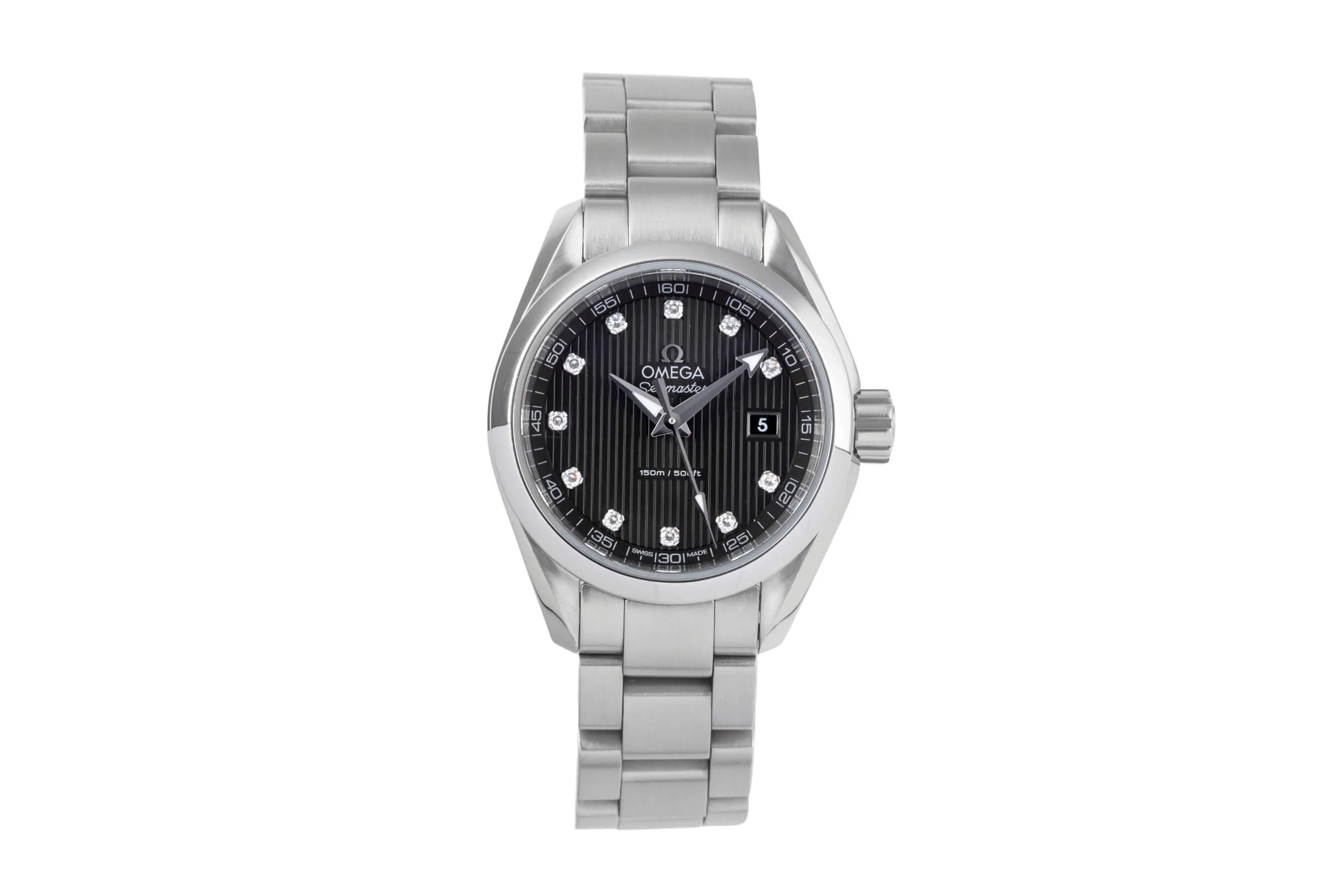 Omega Seamaster steel quartz women's watch 231.10.30.60.56.001   [2405840] - Image 4