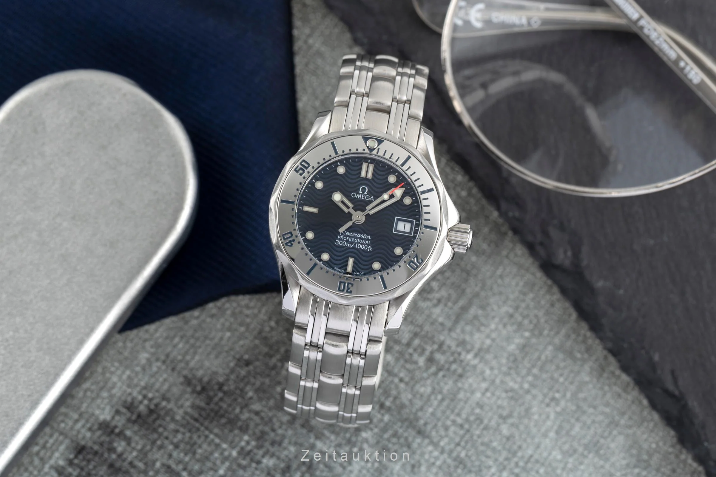 Omega Seamaster steel quartz women's watch 2582.80.00  [2503863] - Image 4