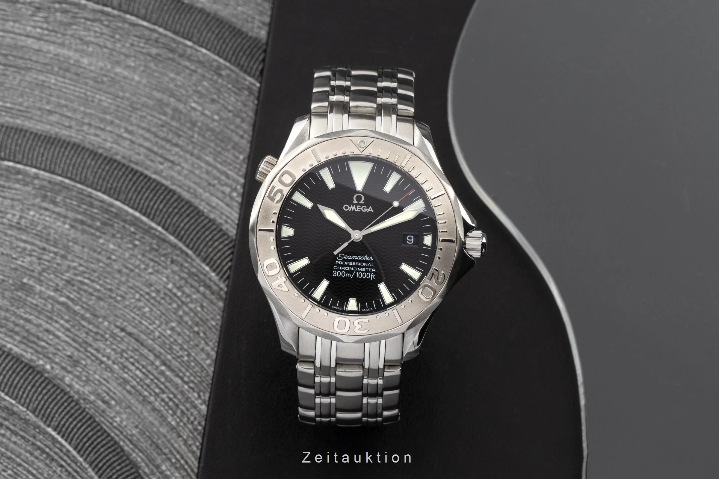 Omega Seamaster steel / white gold automatic men's watch 2230.50.00, 168.1642 LP: 6300EUR  [2300367] - Image 3