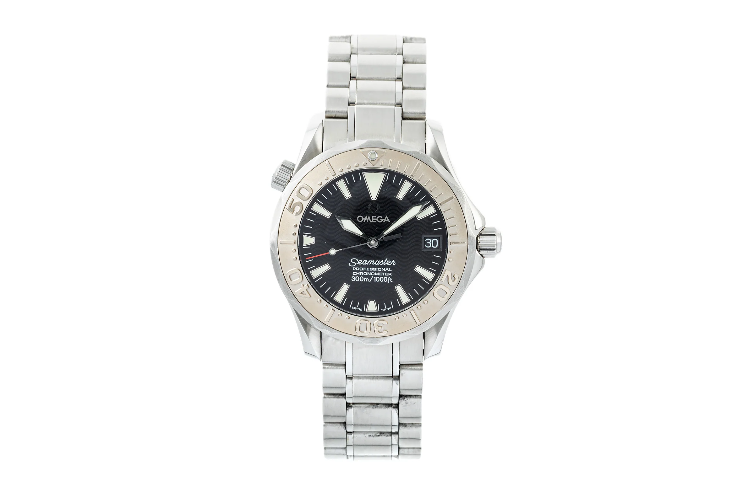 Omega Seamaster steel / white gold automatic men's watch 2236.50.00 VP: 7700EUR  [2302878] - Image 4