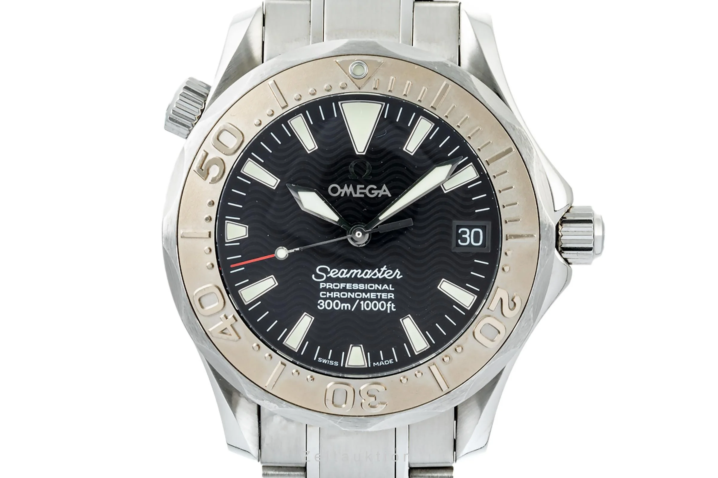 Omega Seamaster steel / white gold automatic men's watch 2236.50.00 VP: 7700EUR  [2302878] - Image 6
