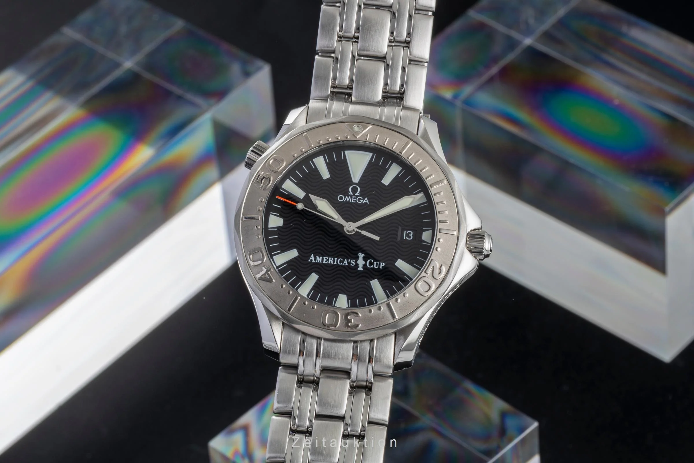 Omega Seamaster steel / white gold automatic men's watch 2533.50.00 Limited  [2507430] - Image 2