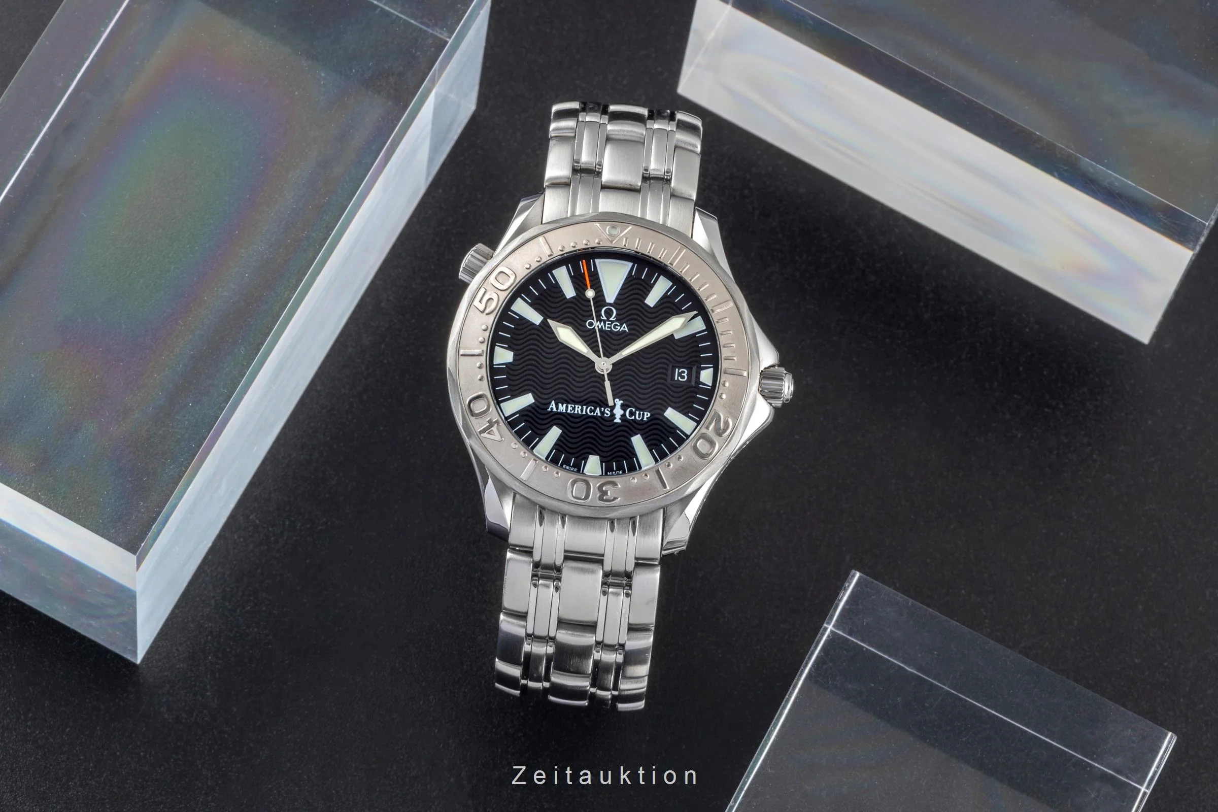 Omega Seamaster steel / white gold automatic men's watch 2533.50.00 Limited  [2507430] - Image 4