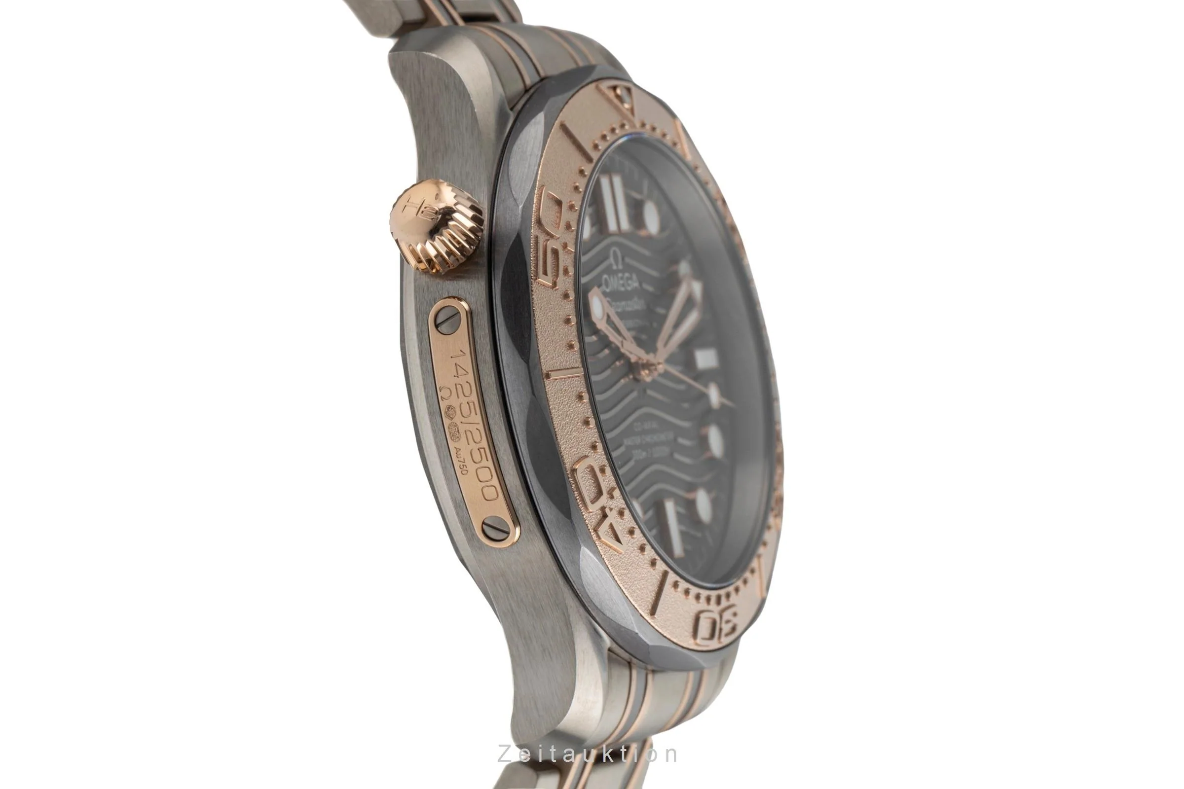 Omega Seamaster titanium / gold automatic men's watch 210.60.42.20.99.001 LP: 16200EUR Limited  [2503224] - Image 8